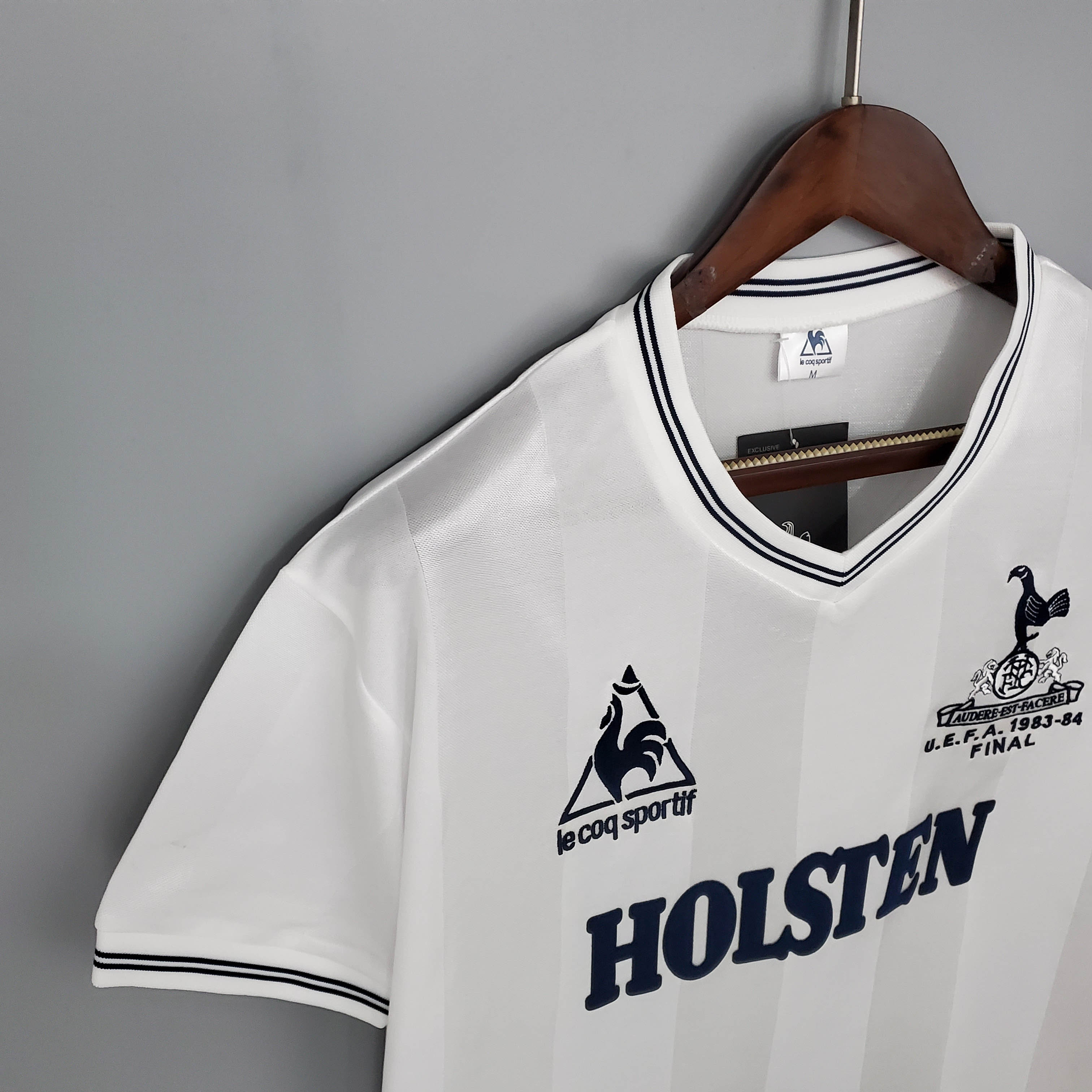 1983/1984 Retro Tottenham Hotspur Home UEFA Cup Final Football Shirt
