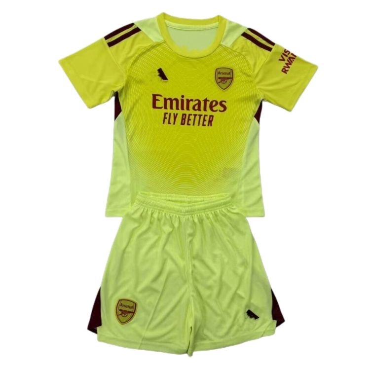 2025/2026 Real Madrid GoalkeeperFootball shirt Kids Size 1:1 Thai Quality