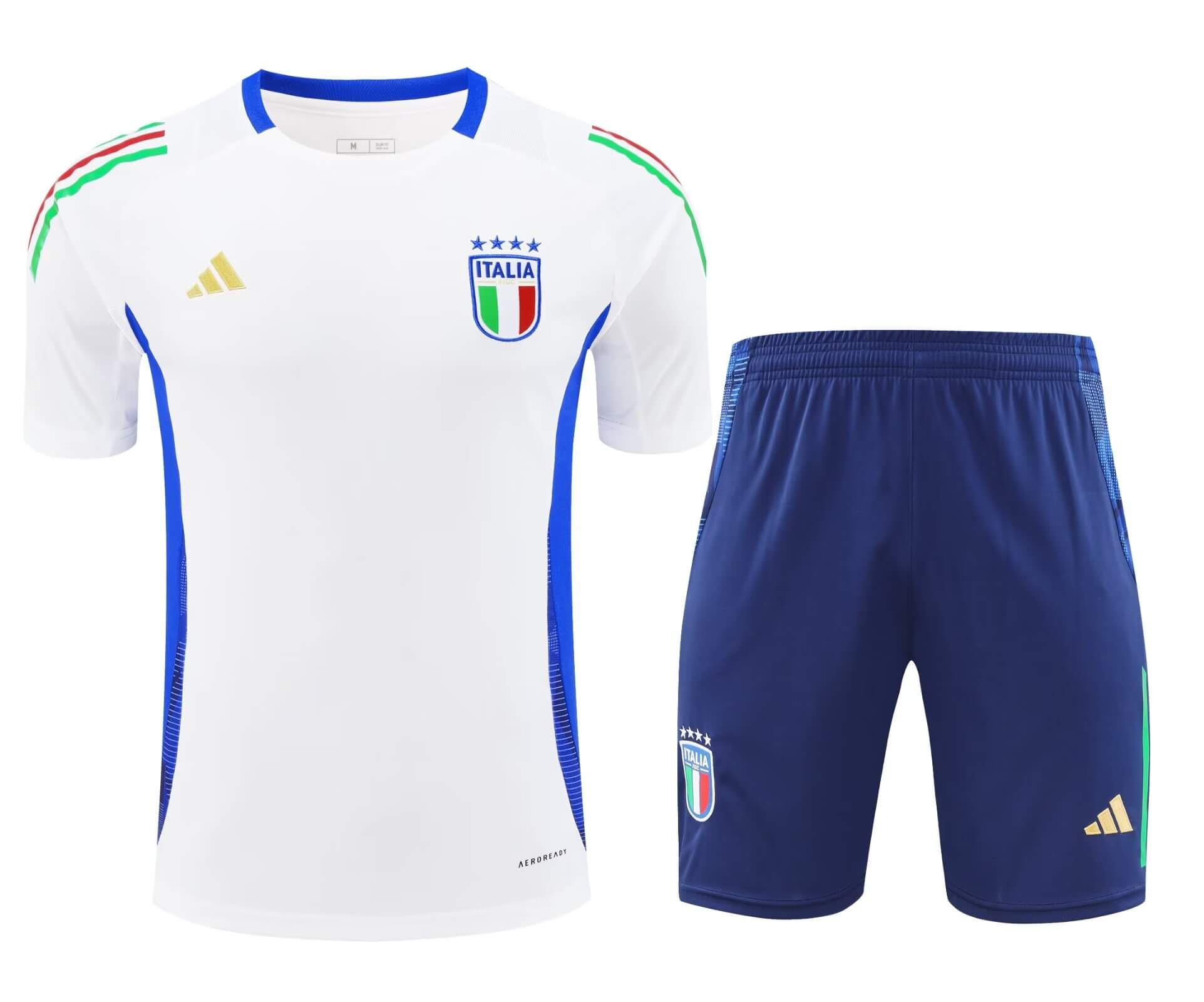 2024/2025 Italy Training Wear White Suit Shirt