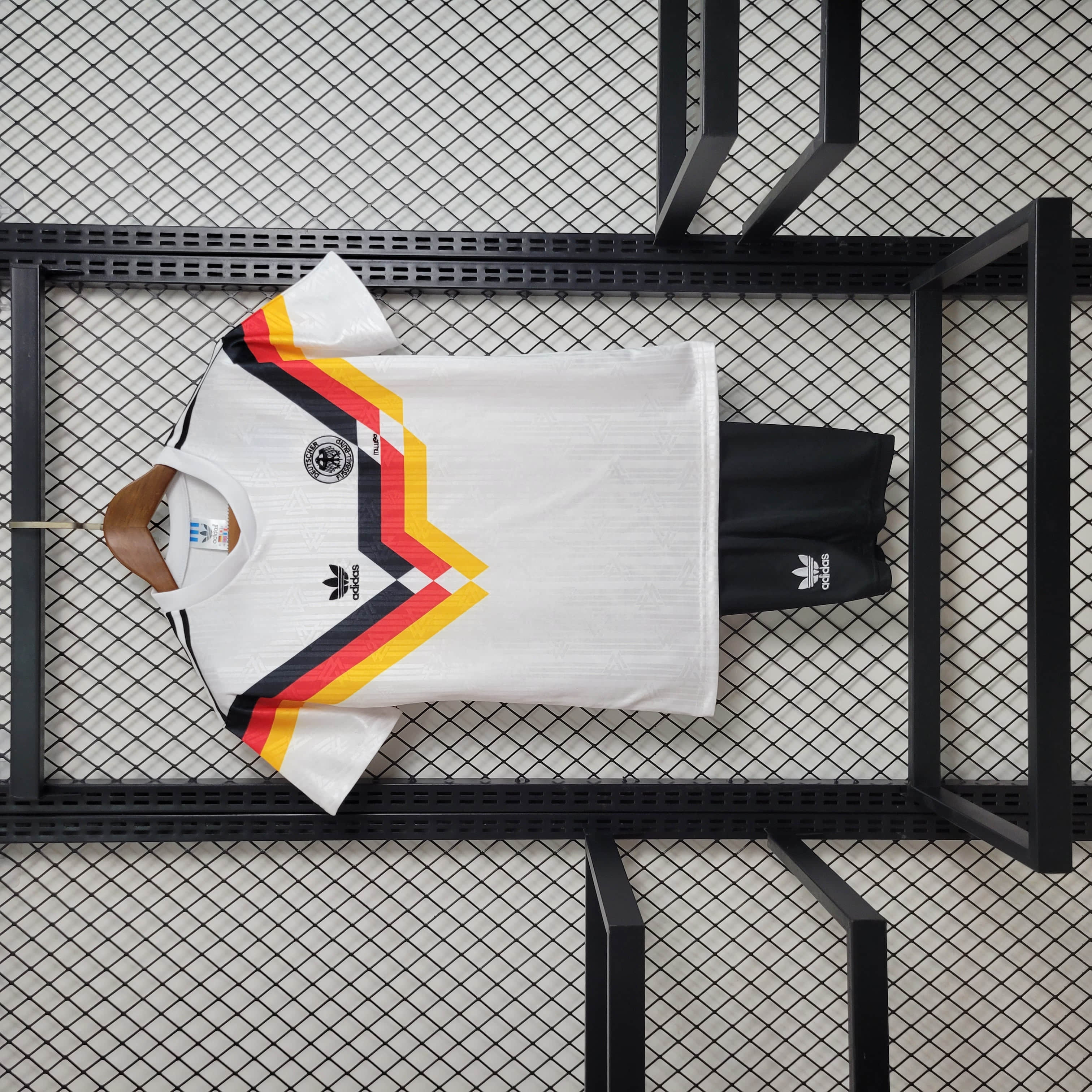 1990 Retro Germany Home Football Shirt Kids Size