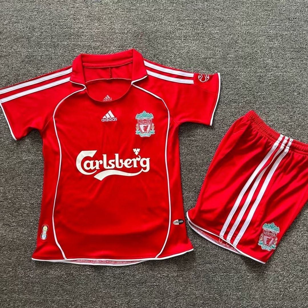 2006/2007 Retro Liverpool Home Football Shirt Kids Size
