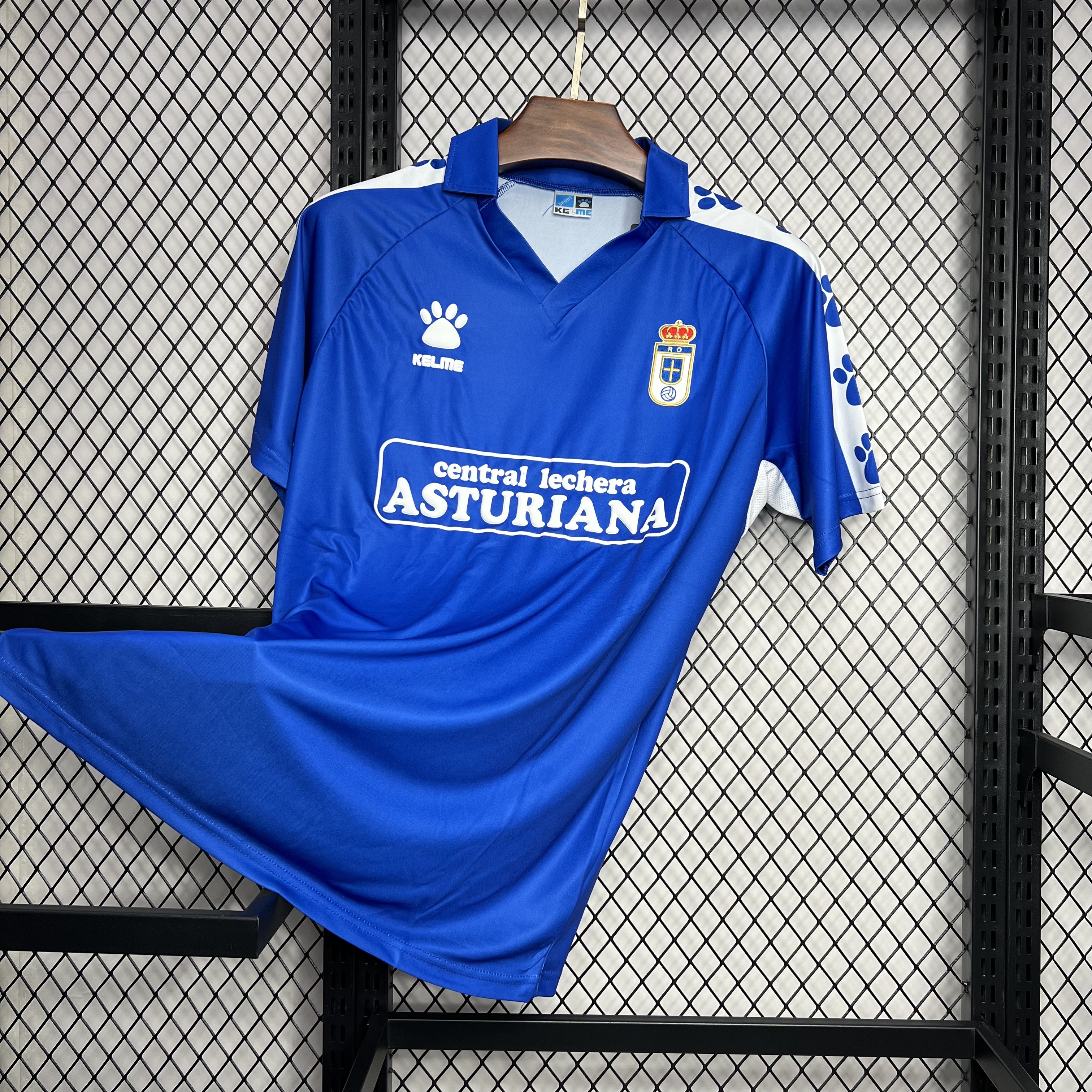 1990/1991 Retro Real Oviedo Vetusta Home Football Shirt