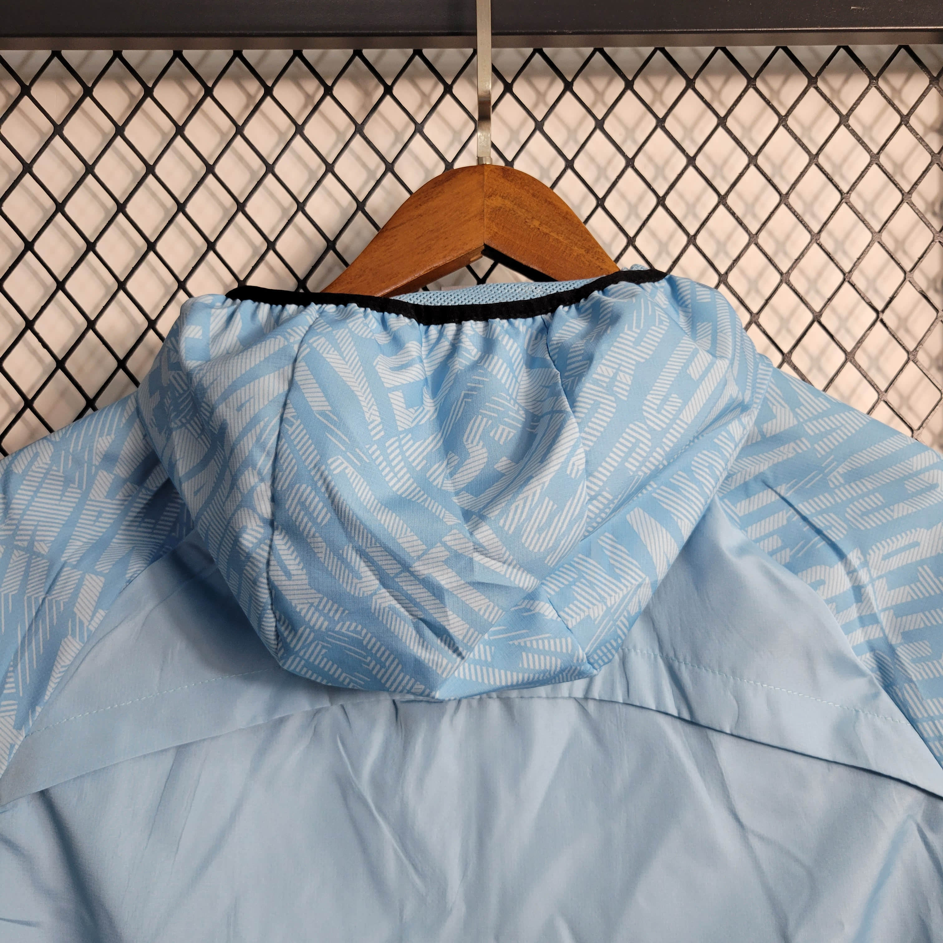 2023/2024 Manchester City Windbreaker Light Blue Football Shirt