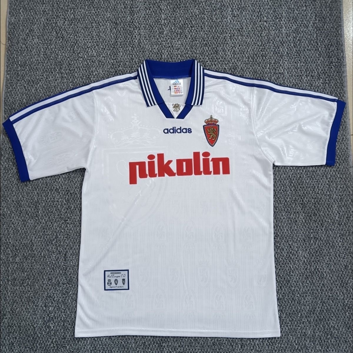 1997/1998 Retro Real Zaragoza HomeFootball Shirt 1:1 Thai Quality