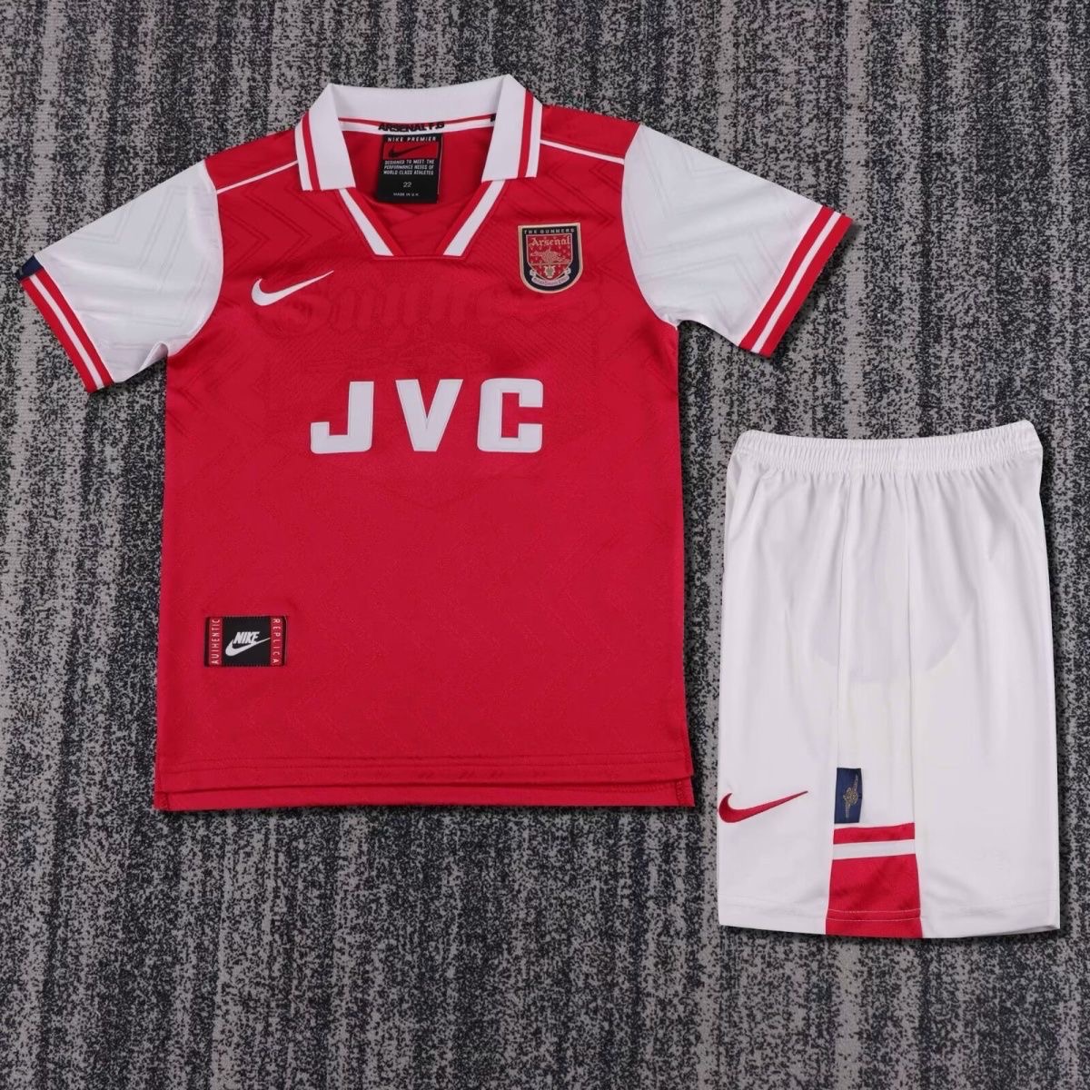 1996/1997 Retro Arsenal Home FootballShirt Kids Size 1:1 Thai Quality