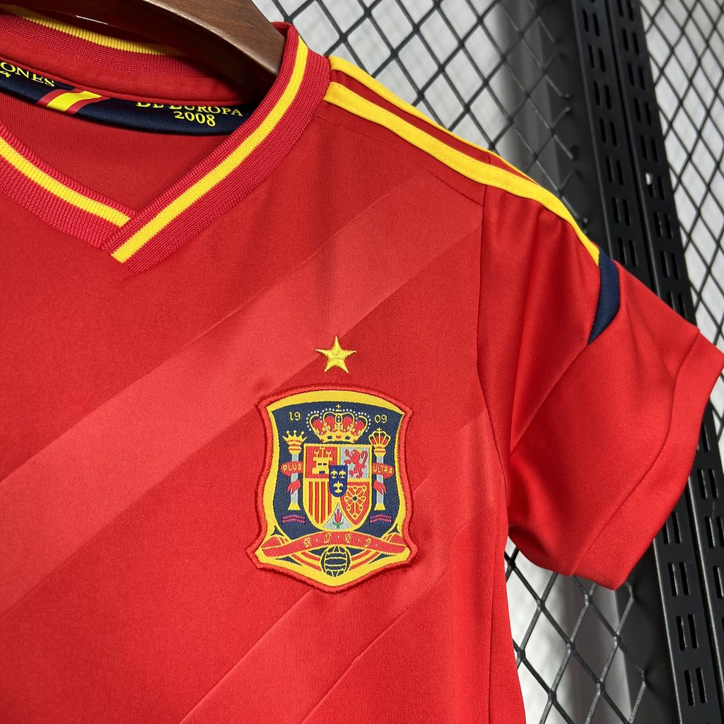 2012 Retro Spain Home Football Shirt Kids Size