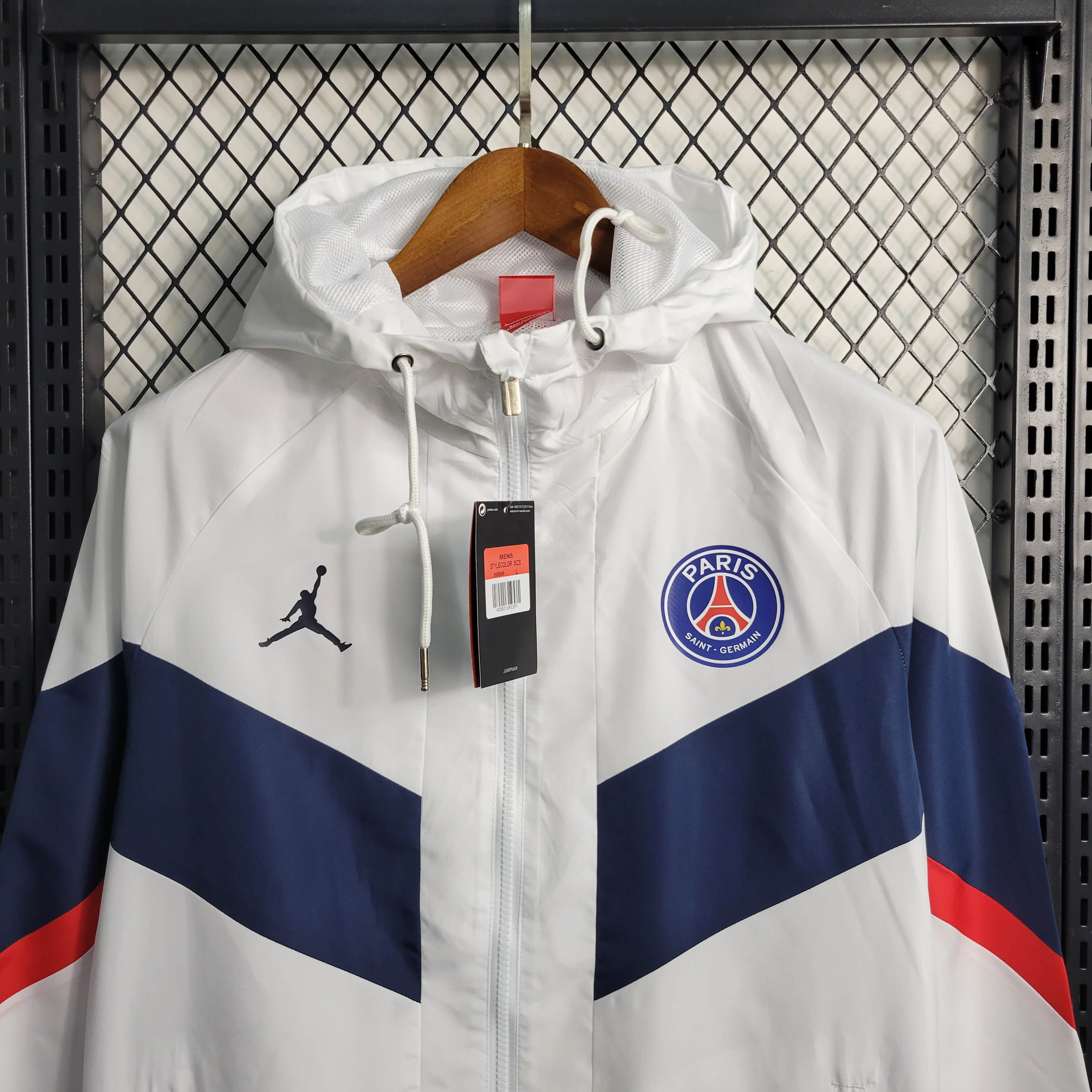 2023/2024 Paris Saint-Germain Windbreaker White Football Shirt