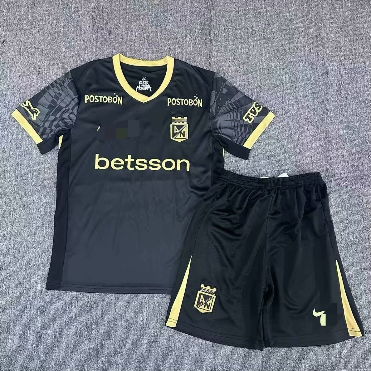 2025/2026 Atletico Nacional AwayFootball Shirt Kids Size 1:1 Thai Quality