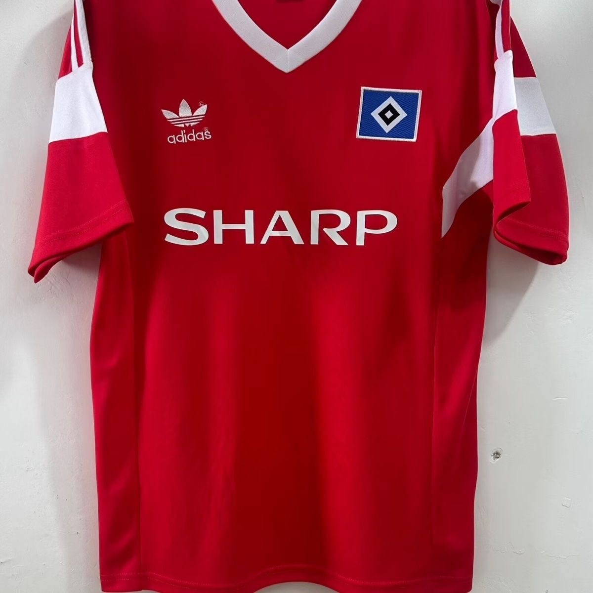1988 Retro Hamburger SV Away FootballShirt 1:1 Thai Quality