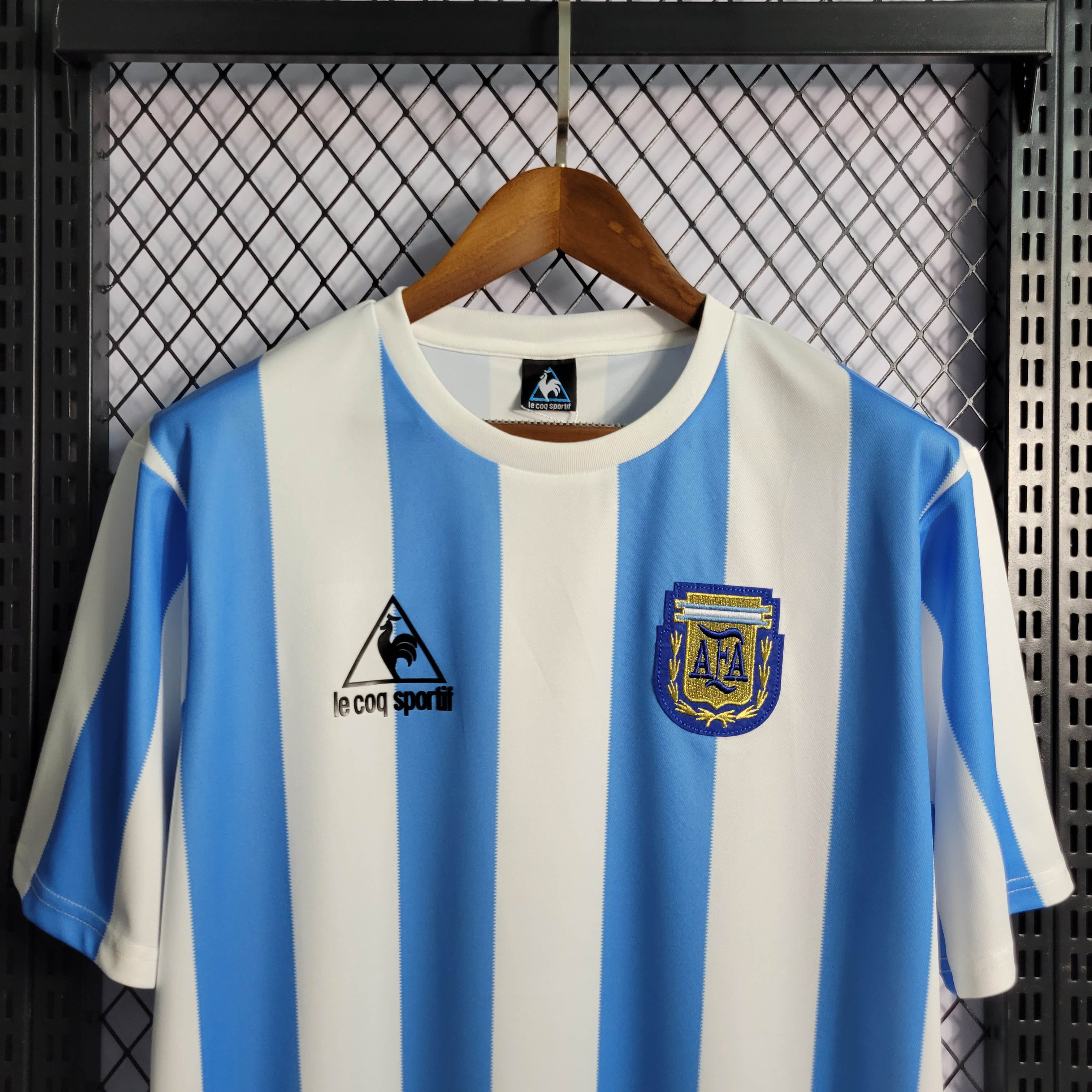 1986 Retro Argentina Home Football Shirt