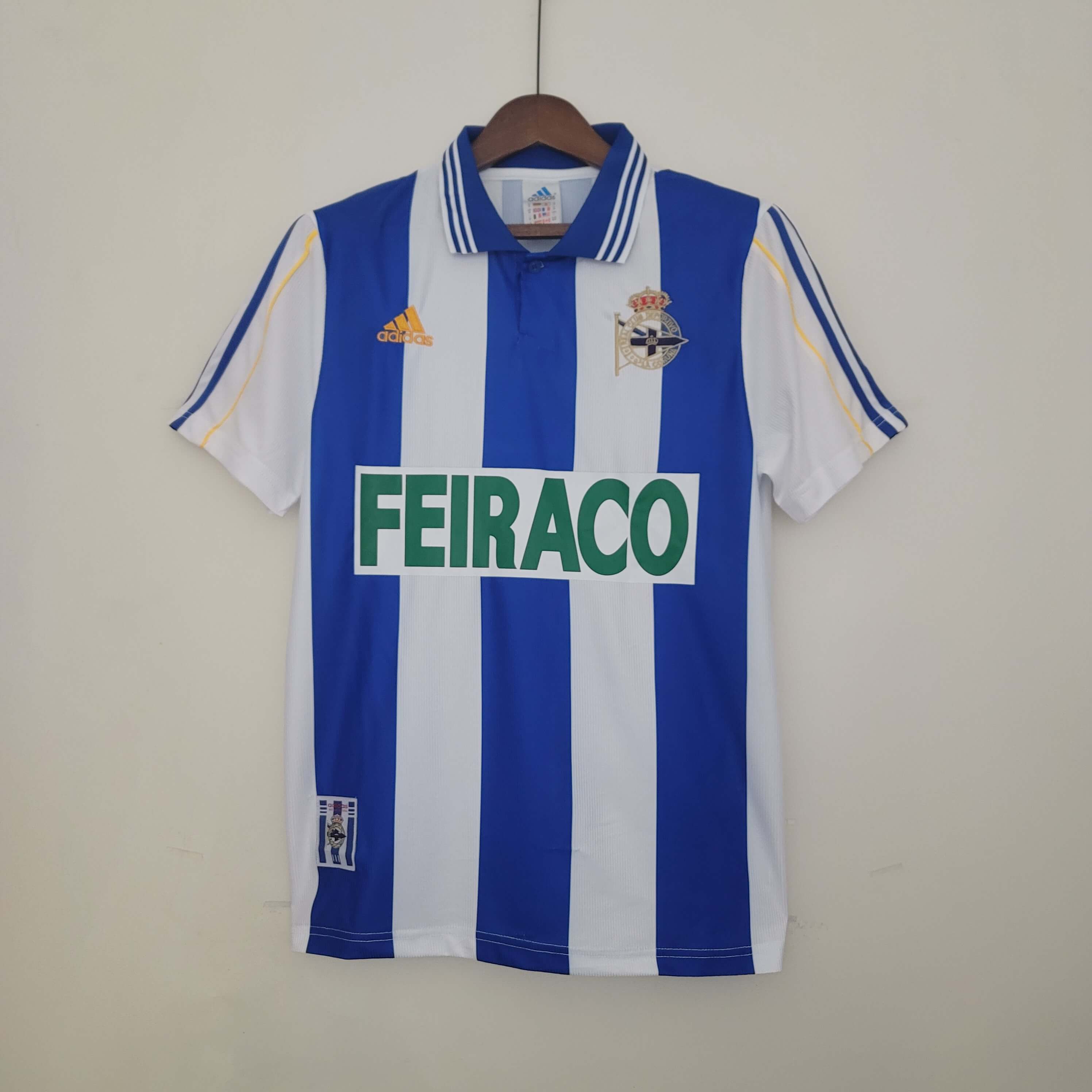 1999/2000 Retro Deportivo de La Coruna Home Football Shirt