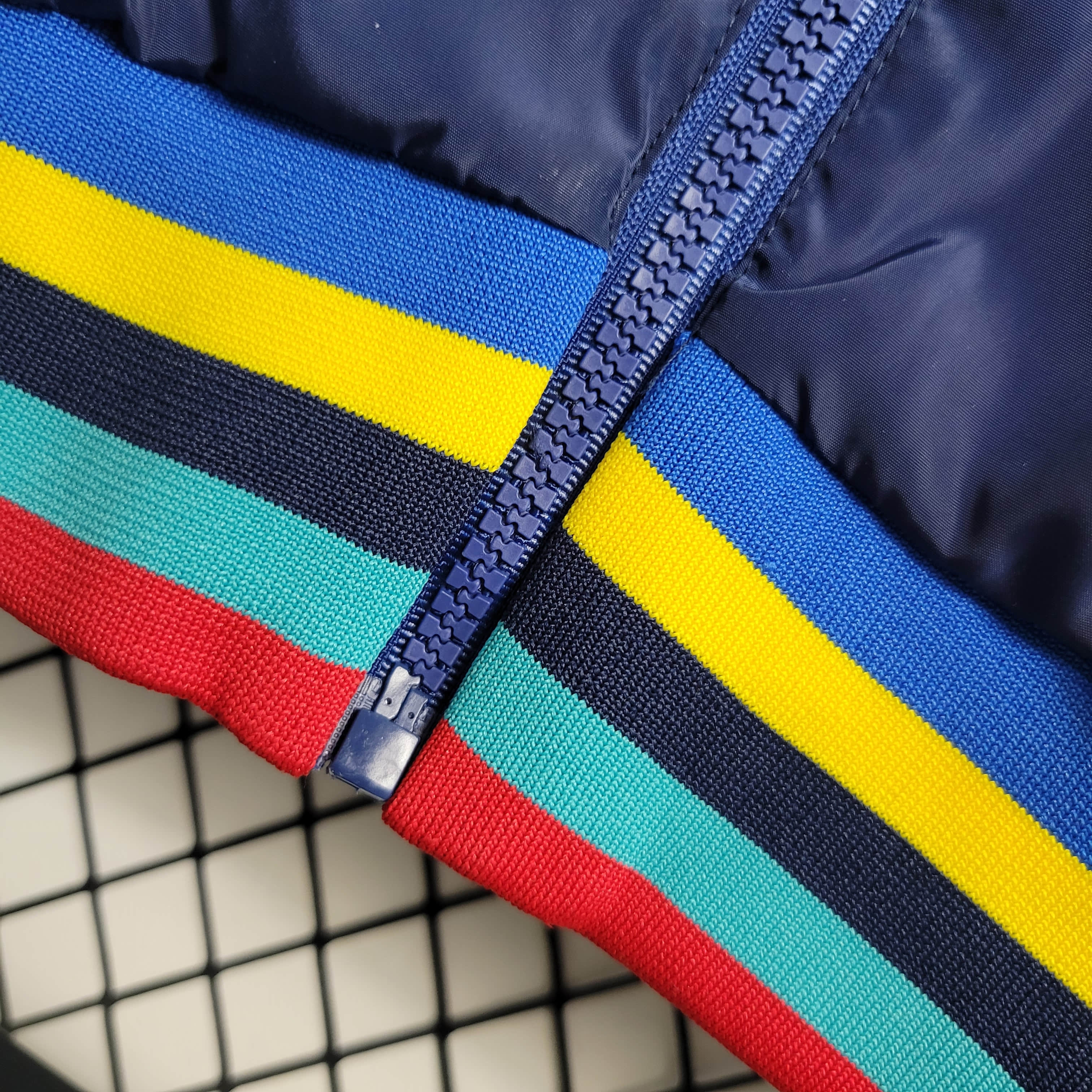 2023/2024 Barcelona Windbreaker(Yellow-Navy Blue)Football Shirt