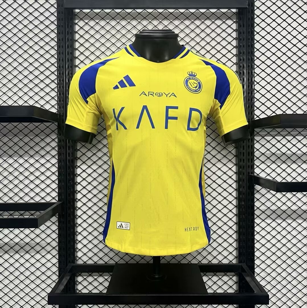 2024/2025 Player Version Al-Nassr Home Football Shirt