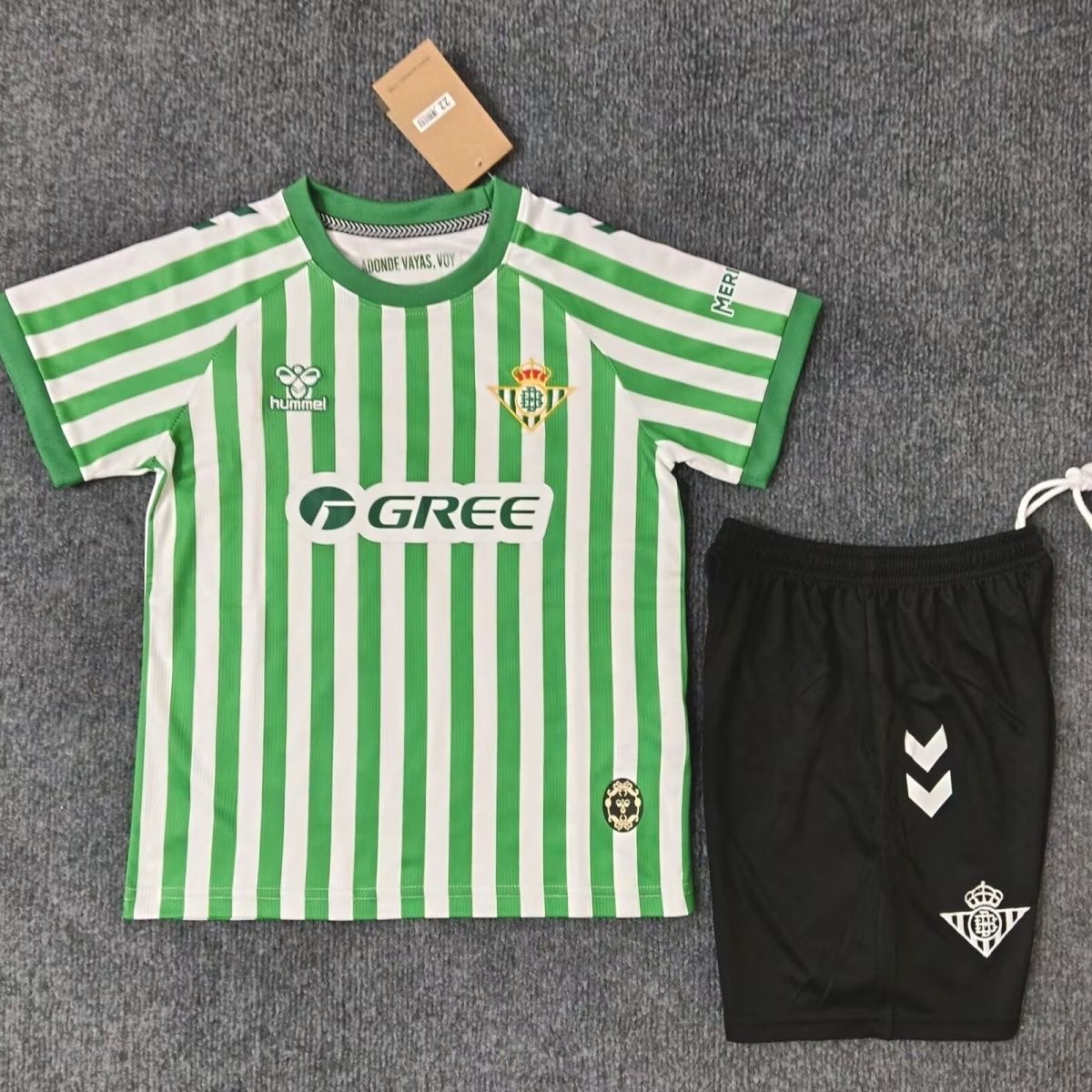 2025/2026 Real Betis Pre-matchFootball Shirt Kids Size 1:1 Thai Quality
