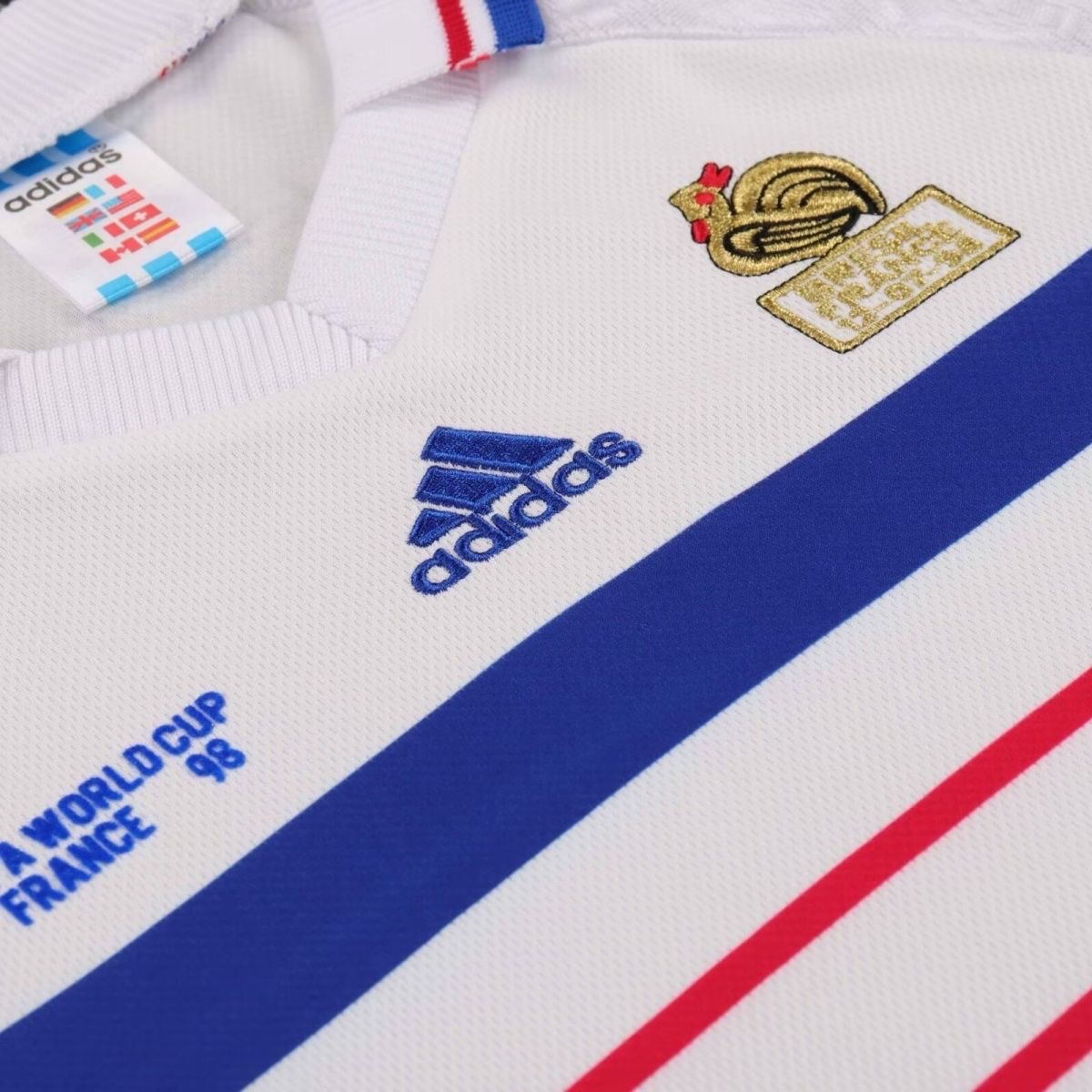 1998 Retro France Away Football ShirtKids Size 1:1 Thai Quality