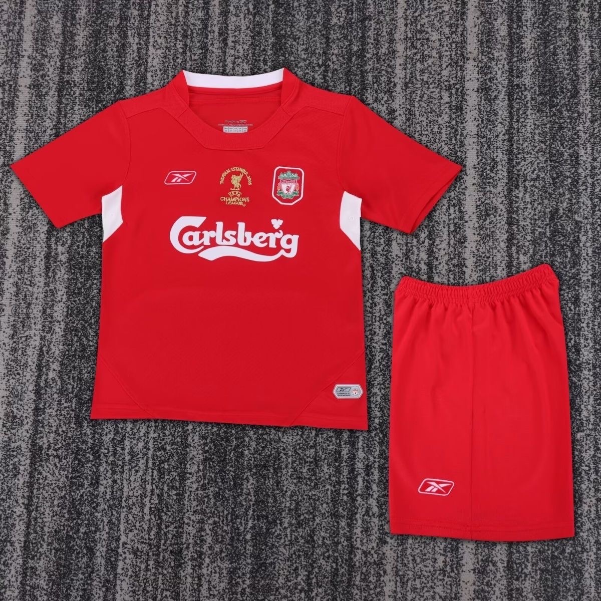 2004/2005 Retro Liverpool HomeFootball shirt Kids Size 1:1 Thai Quality