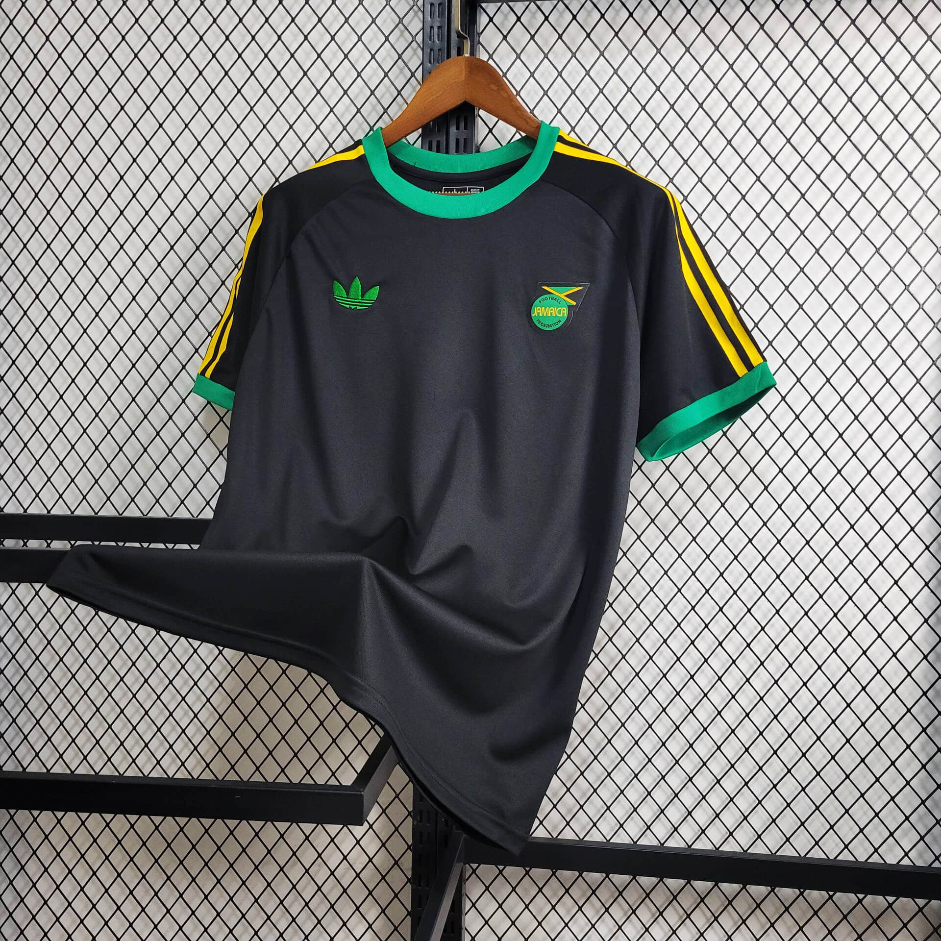 2024 Jamaica Training Wear Black Football Shirt