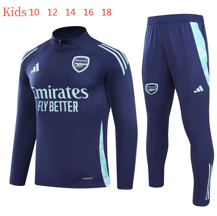 2024/2025 Kids Kit Arsenal Training Suit Football Shirt