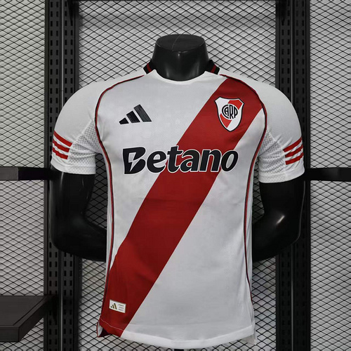2025/2026 Player Version River Plate Home Football Shirt