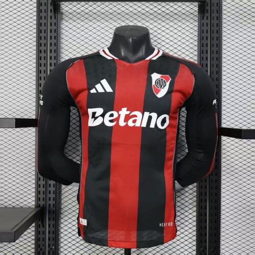 2025/2026 Long Sleeve Player VersionRiver Plate Away Football Shirt