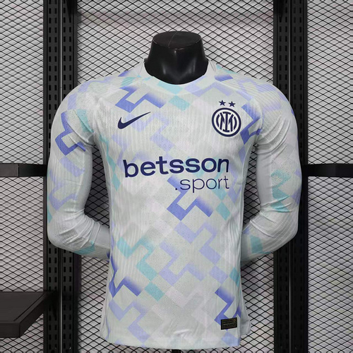 2025/2026 Long Sleeve Authentic Inter Milan Away Football Shirt