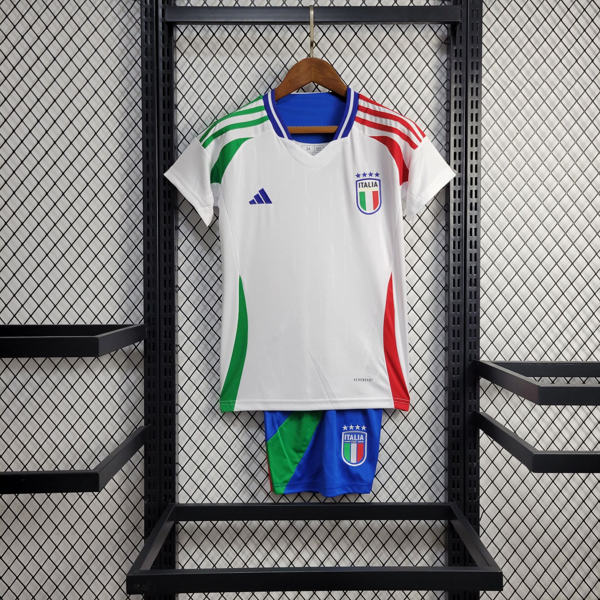 2024 Italy Away Football Shirt Kids Size