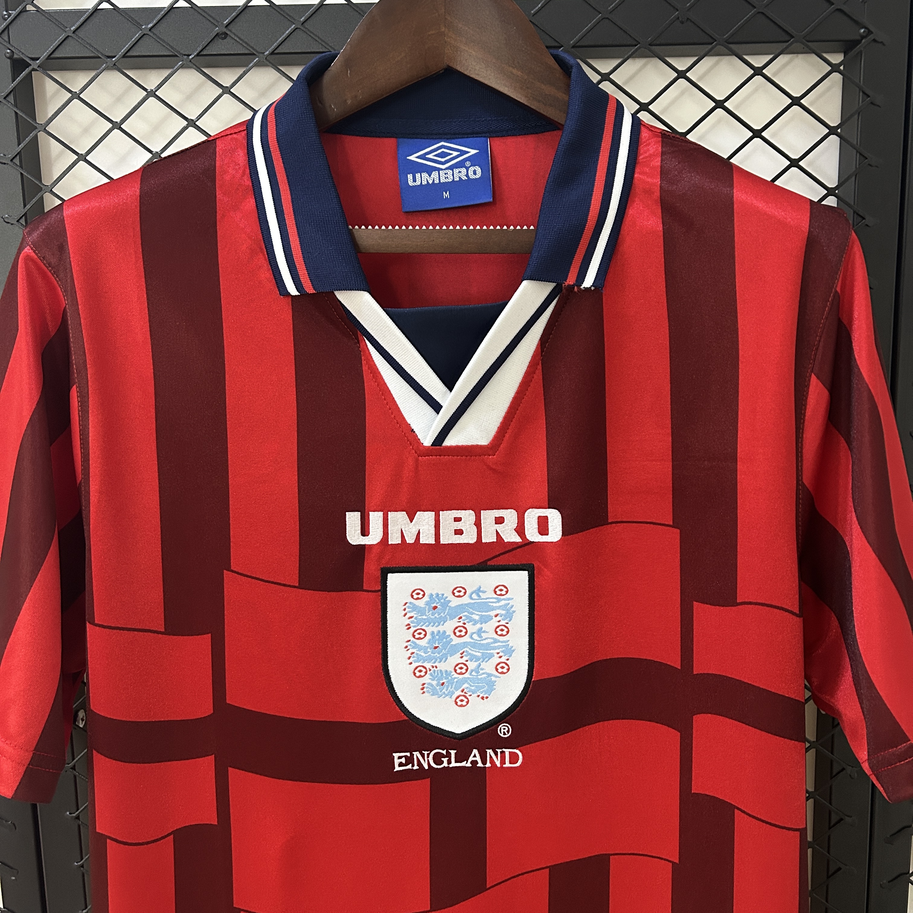 1998 Retro England Away Football Shirt 1:1 Thai Quality