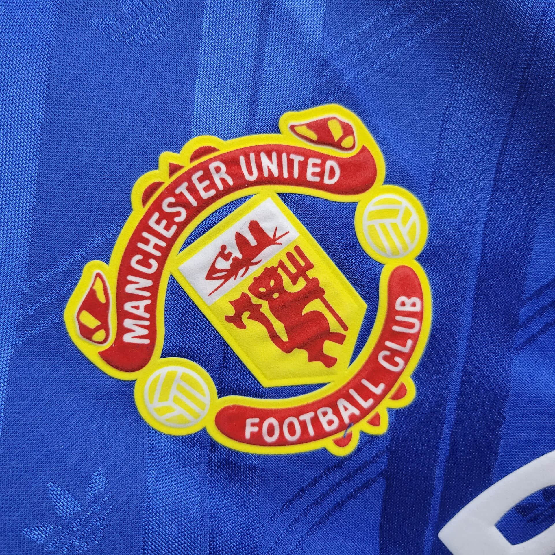 1986/1988 Retro Long Sleeve Manchester United Third Away Football Shirt