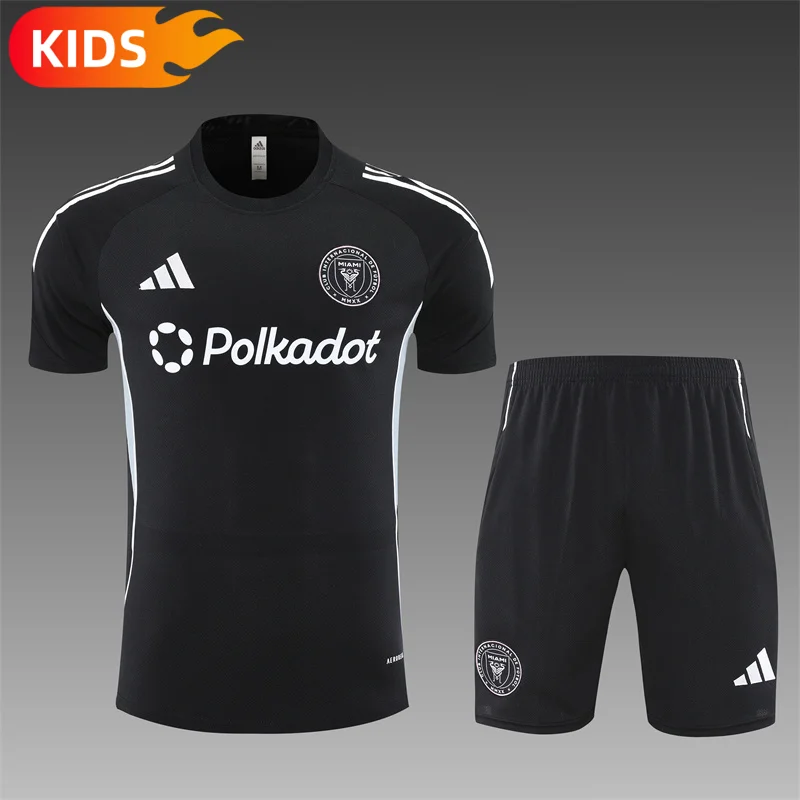 2025/2026 Inter Miami Training Wear Set Shirt Kids Size 1:1 Thai Quality