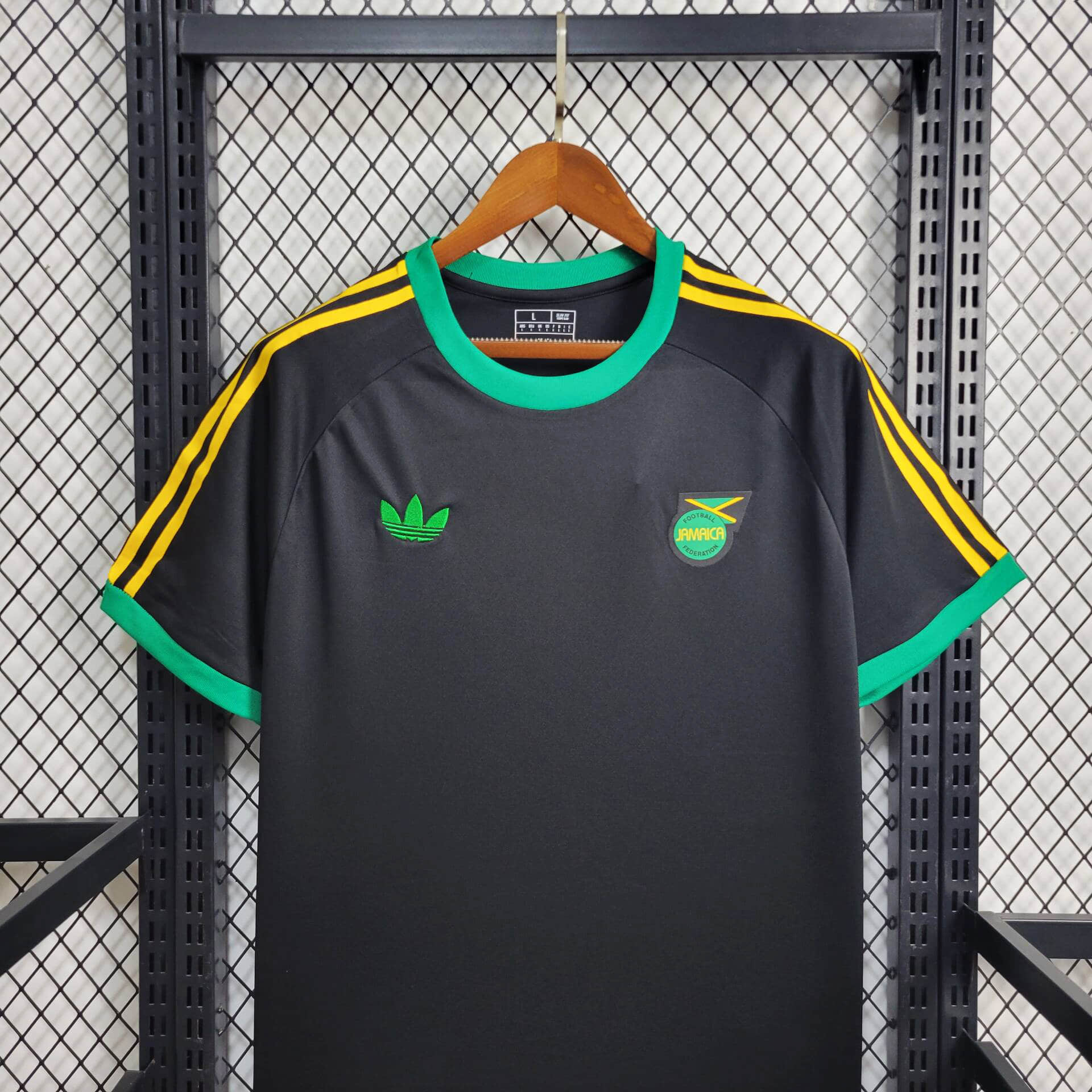 2024 Jamaica Training Wear Black Football Shirt