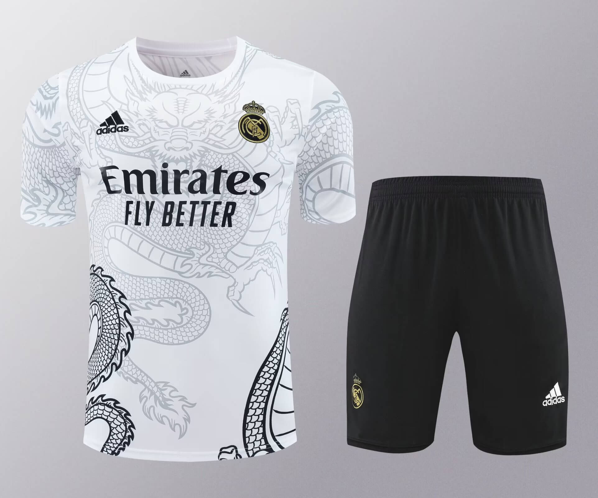 2024/2025 Real Madrid Training Wear White Suit Shirt