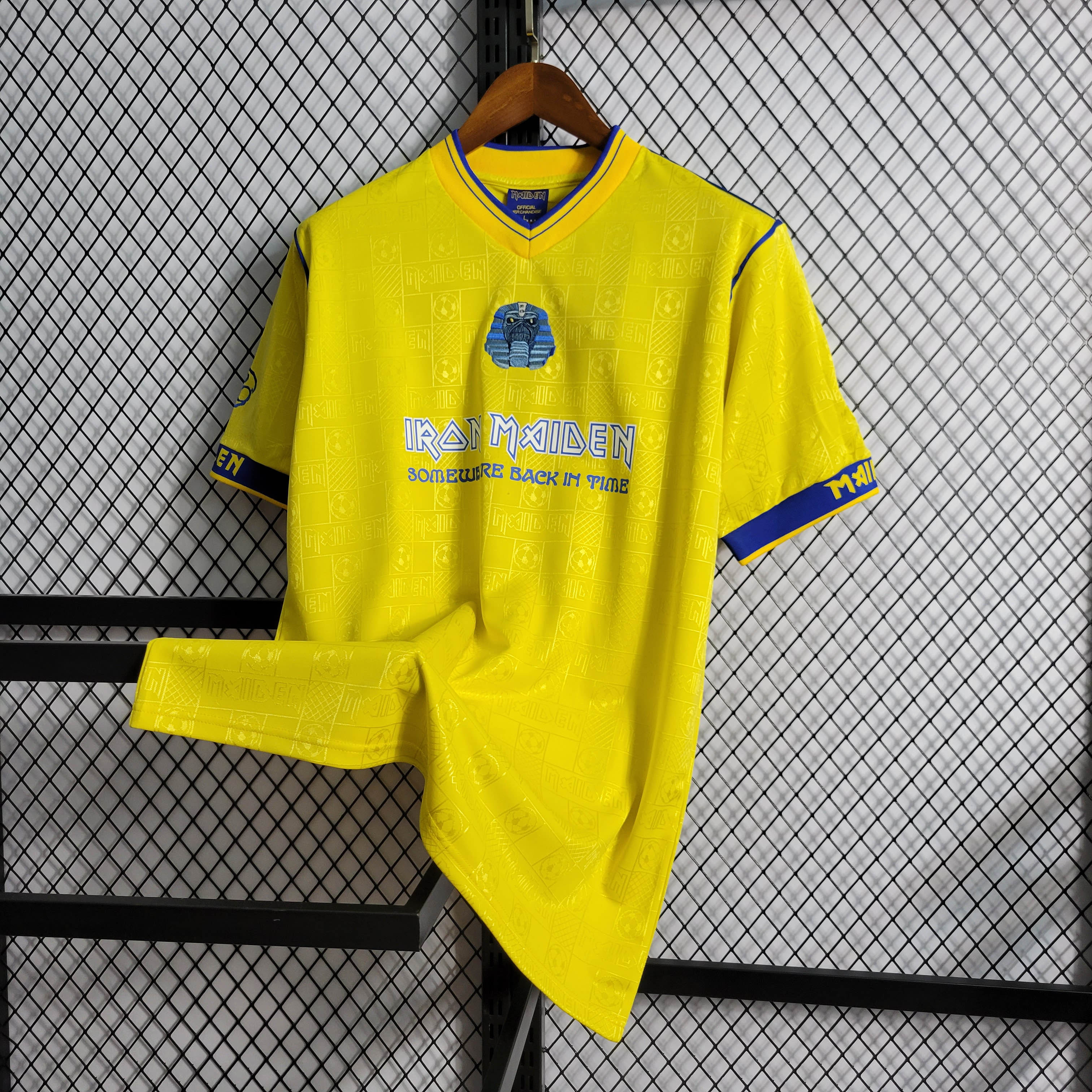 2008 Retro West Ham United Yellow Football Shirt