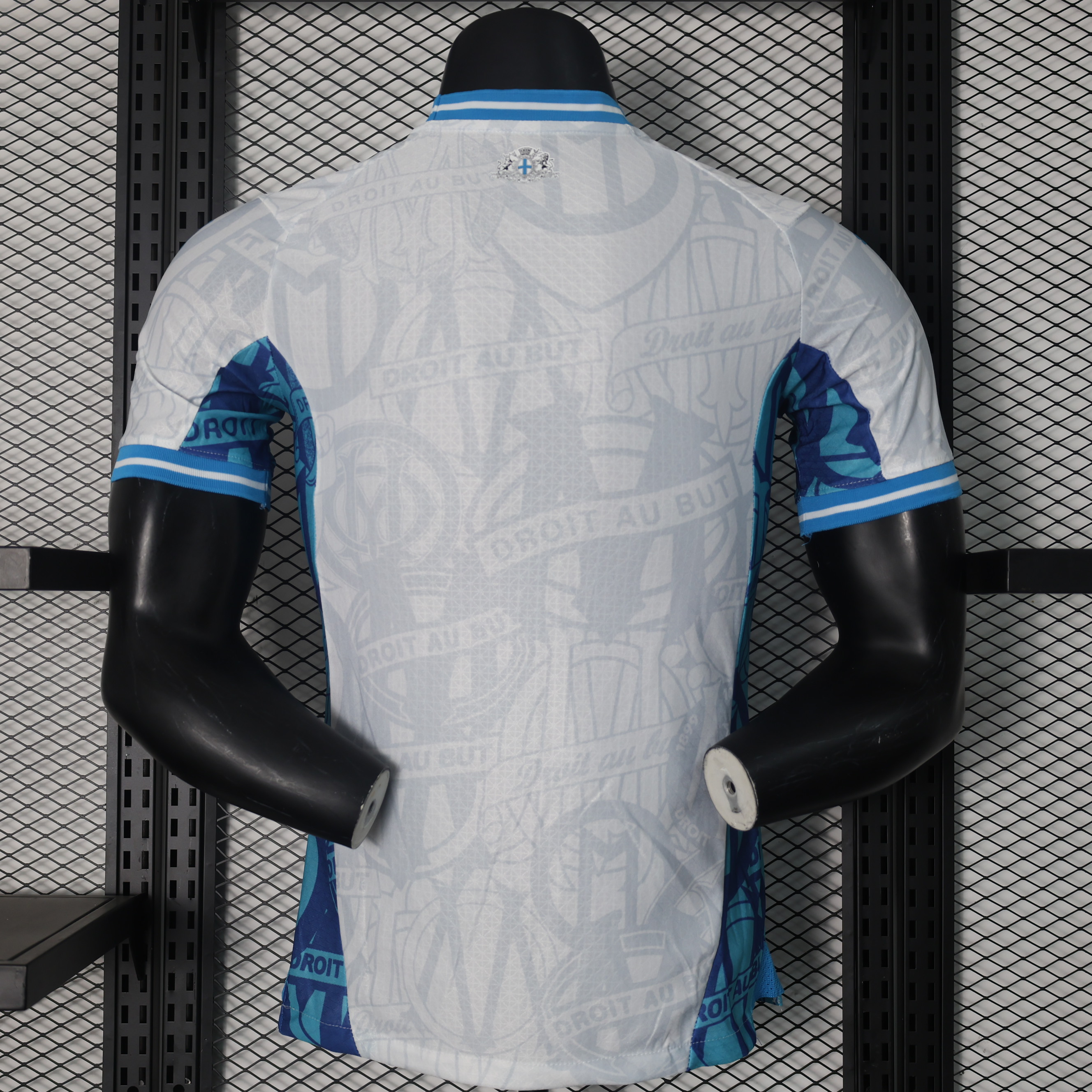 2024/2025 Player Version Olympique Marseille Home Football Shirt