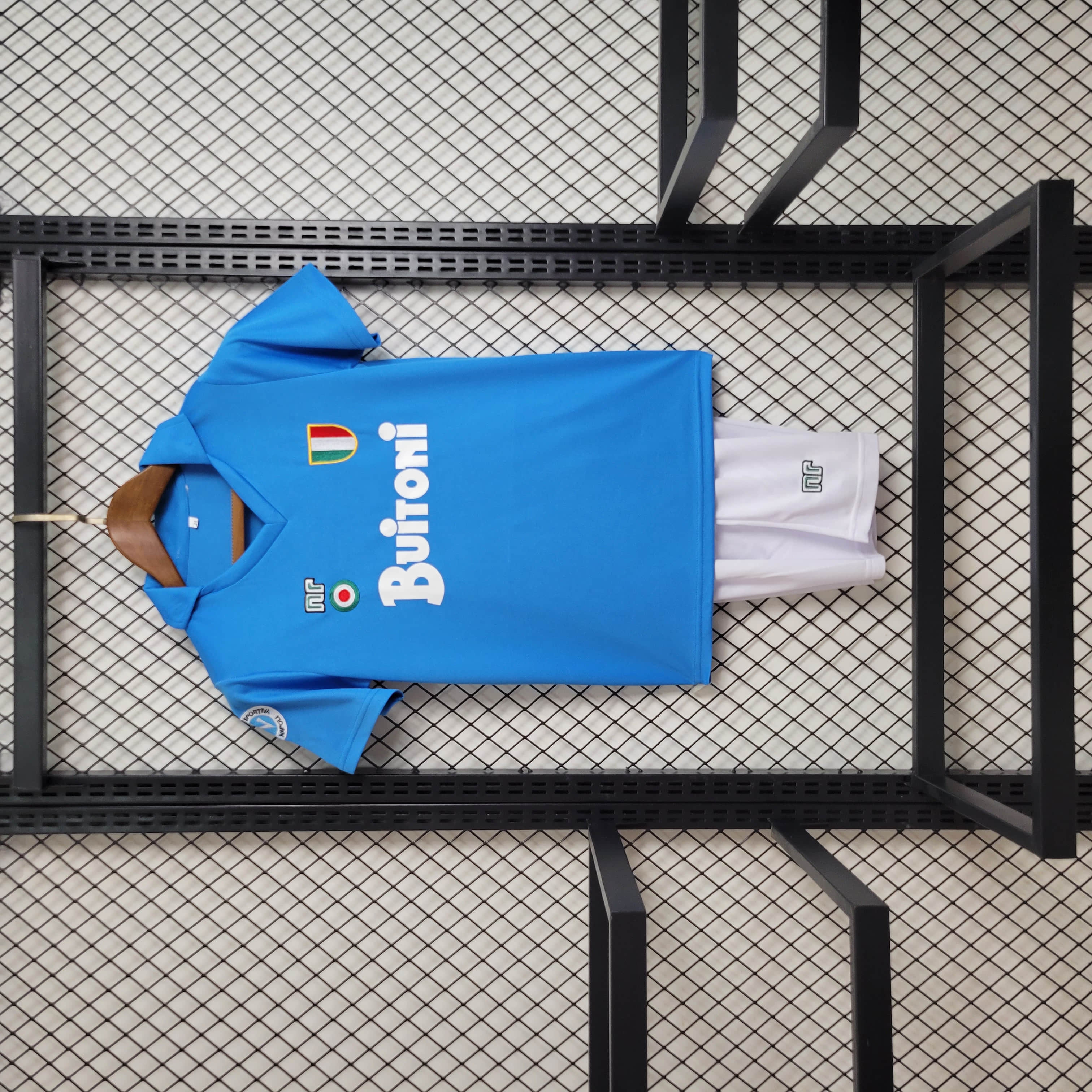 19871988 Retro Napoli Home Football Shirt Kids Size