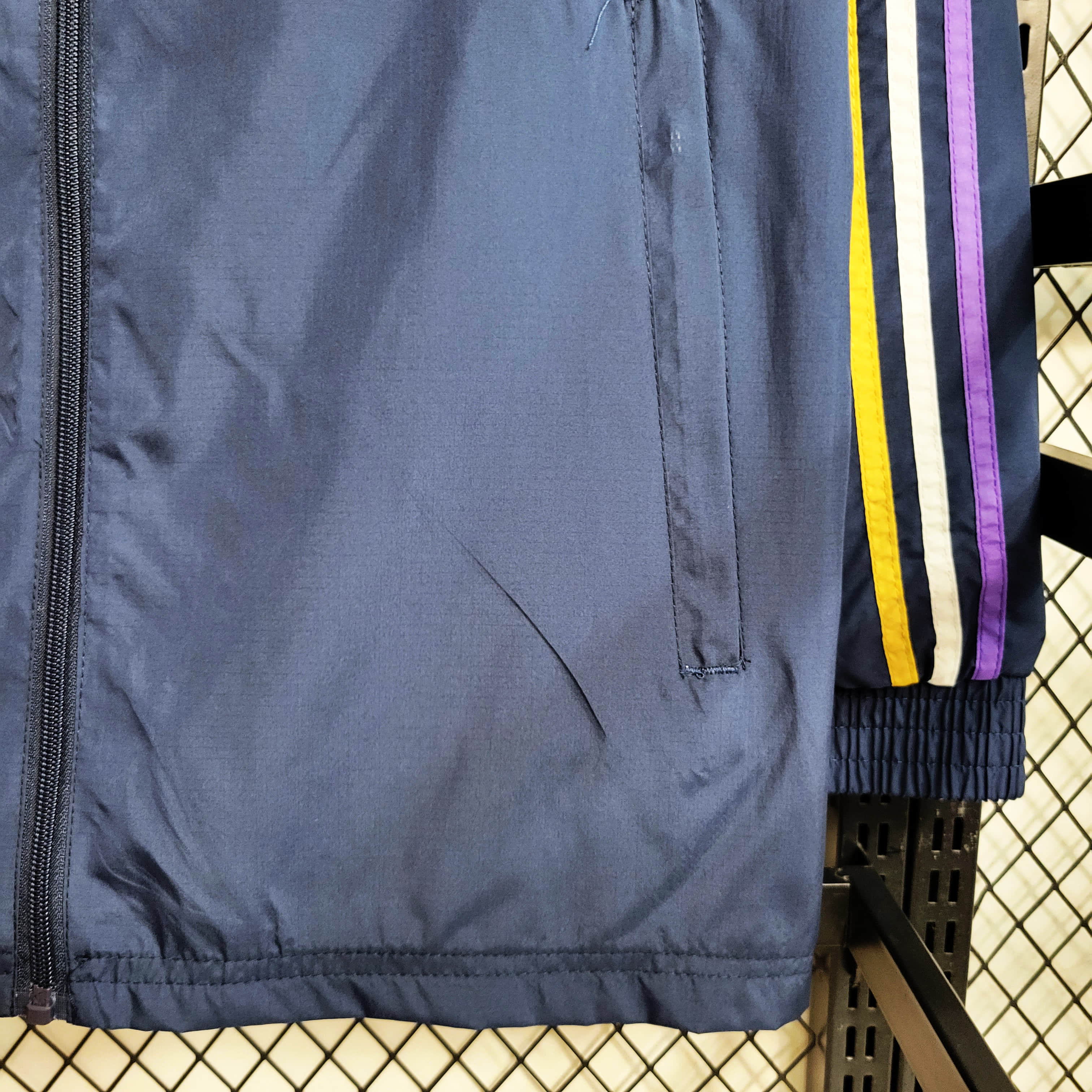 2023/2024 Real Madrid Windbreaker Navy Blue Football Shirt