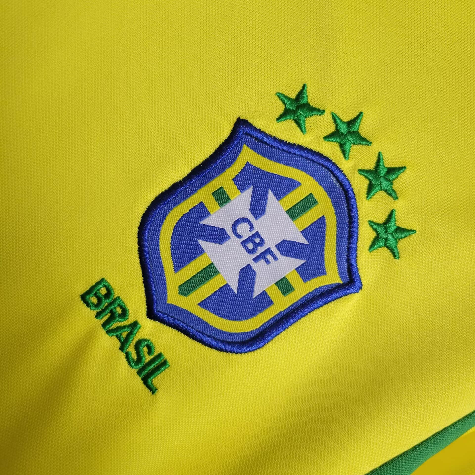 2002 Retro Brazil Home Football Shirt Kids Size