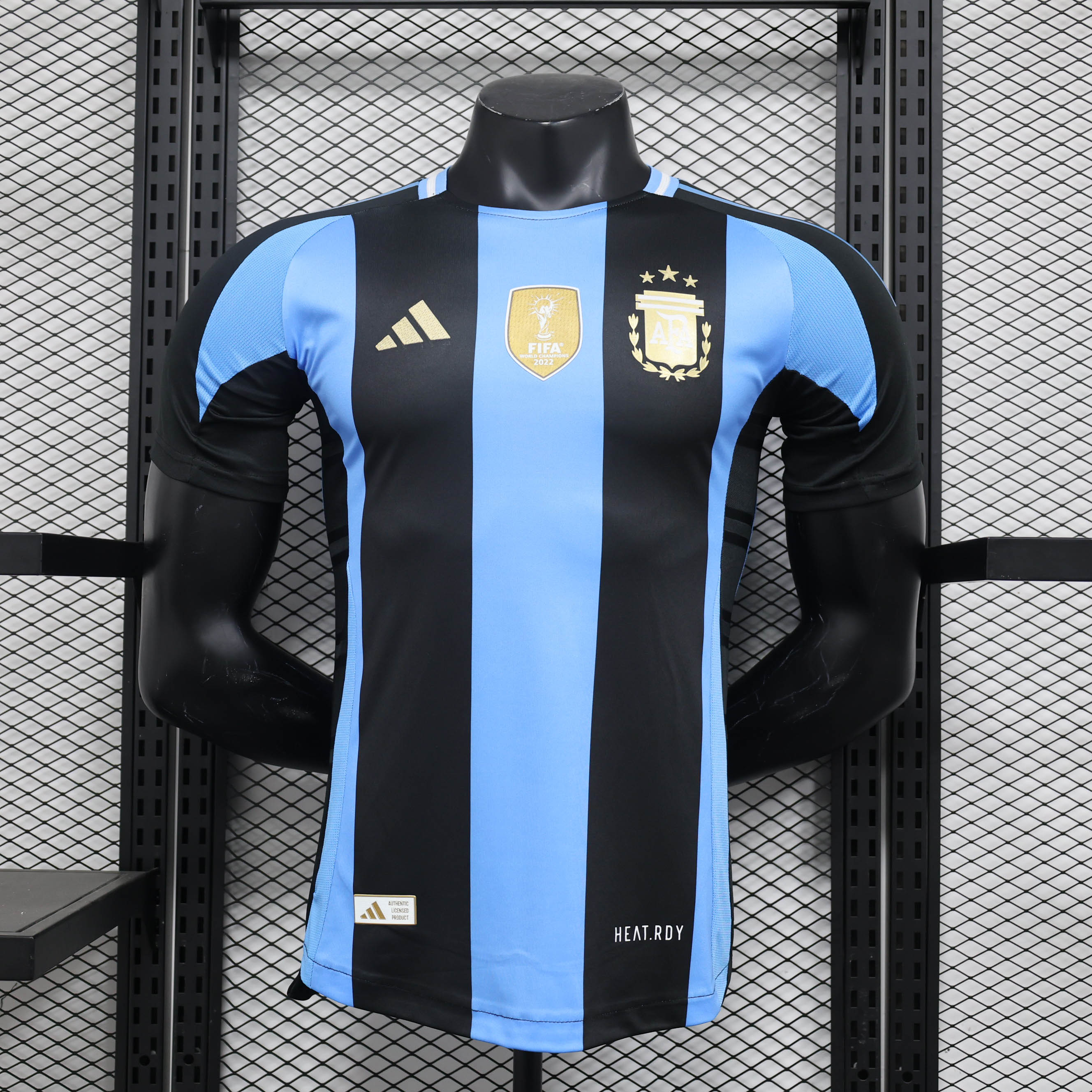 2024 Player Version Argentina Black Football Shirt