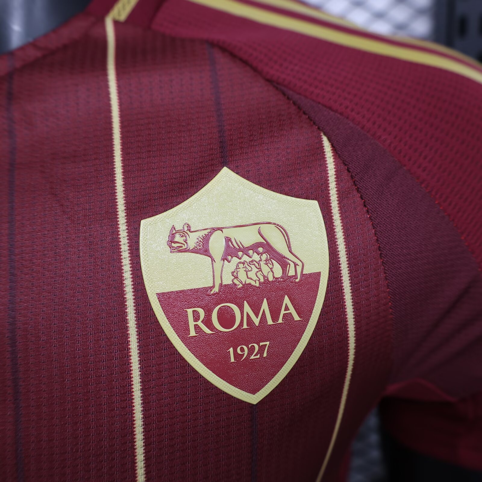 2024/2025 Player Version AS Roma Home Football Shirt