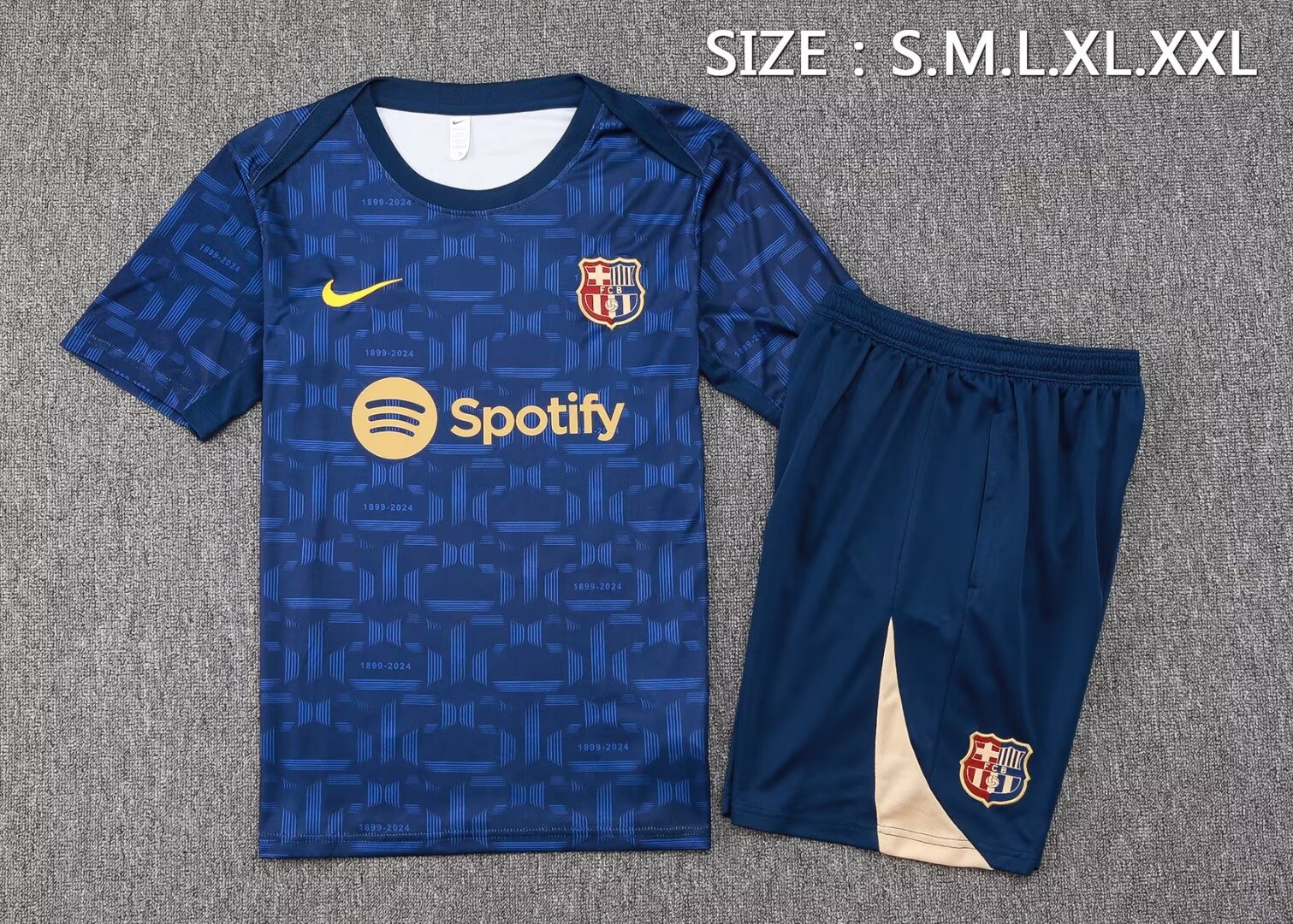 2024/2025 Barcelona Training Wear Suit Shirt