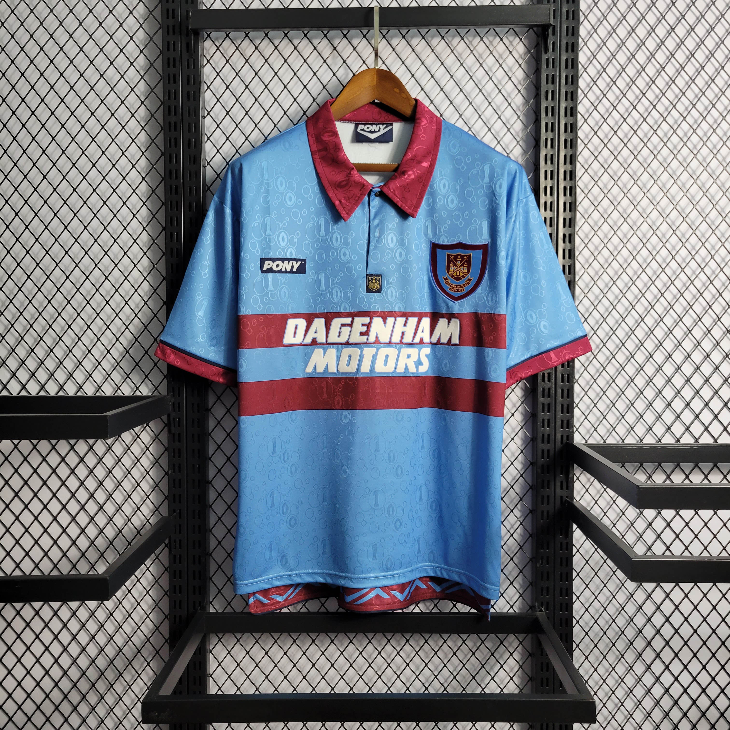 1995/1996 Retro West Ham United Away Football Shirt