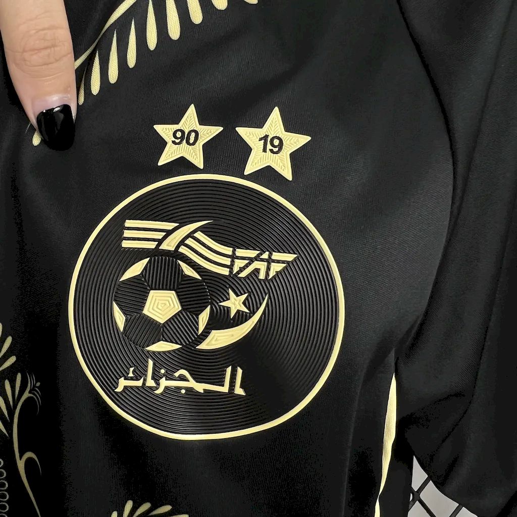 2024/2025 AlgeriaKarakou Black gold Jersey