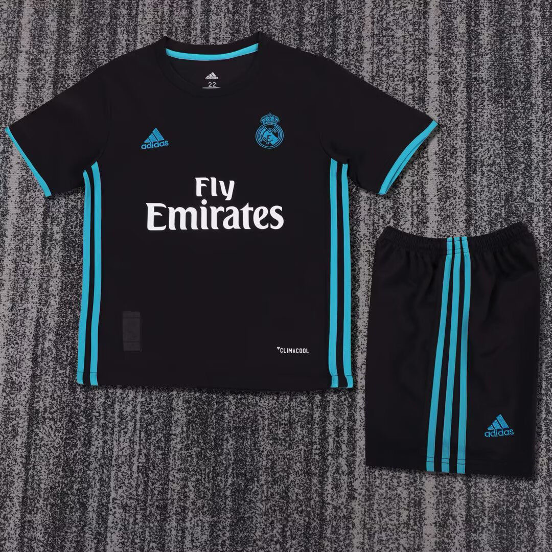 2017/2018 Retro Real Madrid AwayFootball Shirt Kids Size 1:1 Thai Quality
