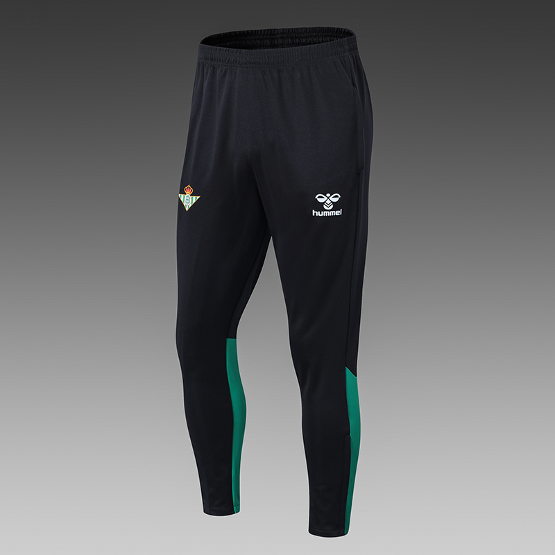 2023/2024 Real Betis Half-Pull Training Suit Black Football Shirt Set