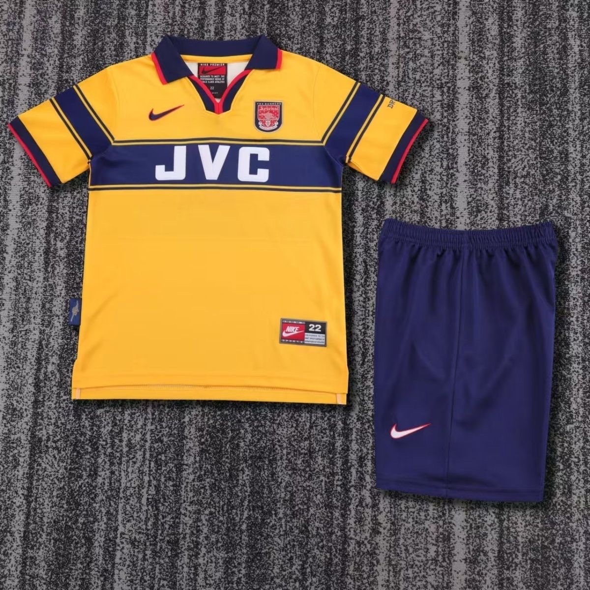 1997/1999 Retro Arsenal Away FootballShirt Kids Size 1:1 Thai Quality