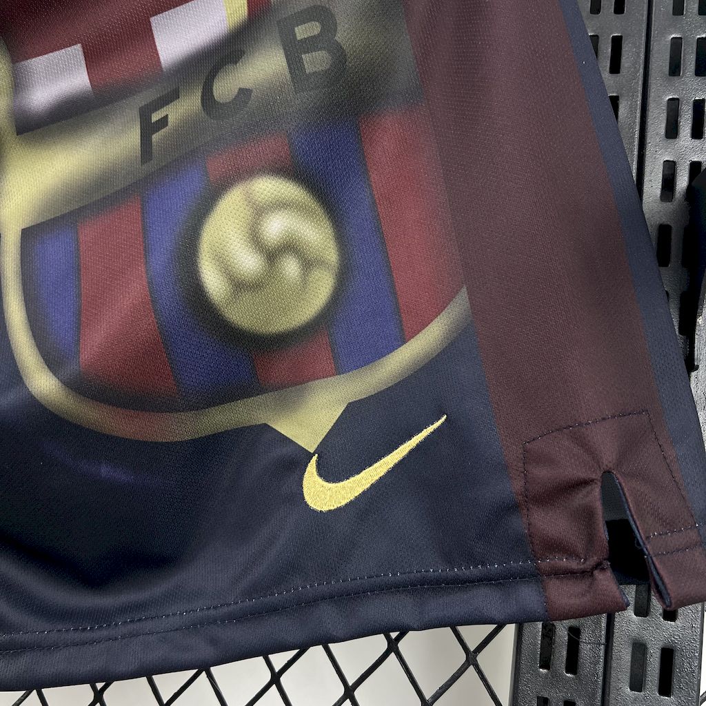 2000/2001 Retro Barcelona Home shorts1:1 Thai Quality