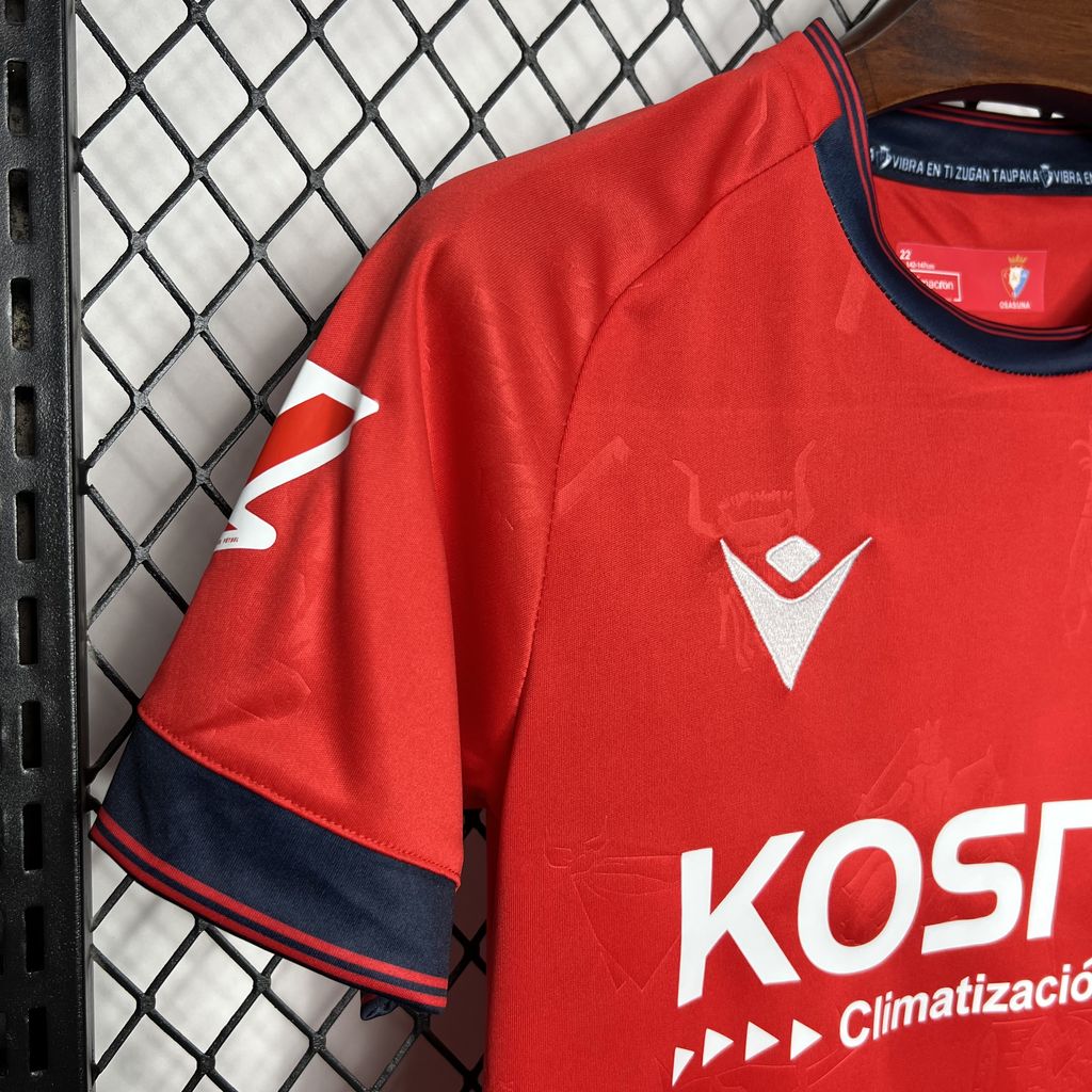 2024/2025 Osasuna Home Football Shirt Kids Size