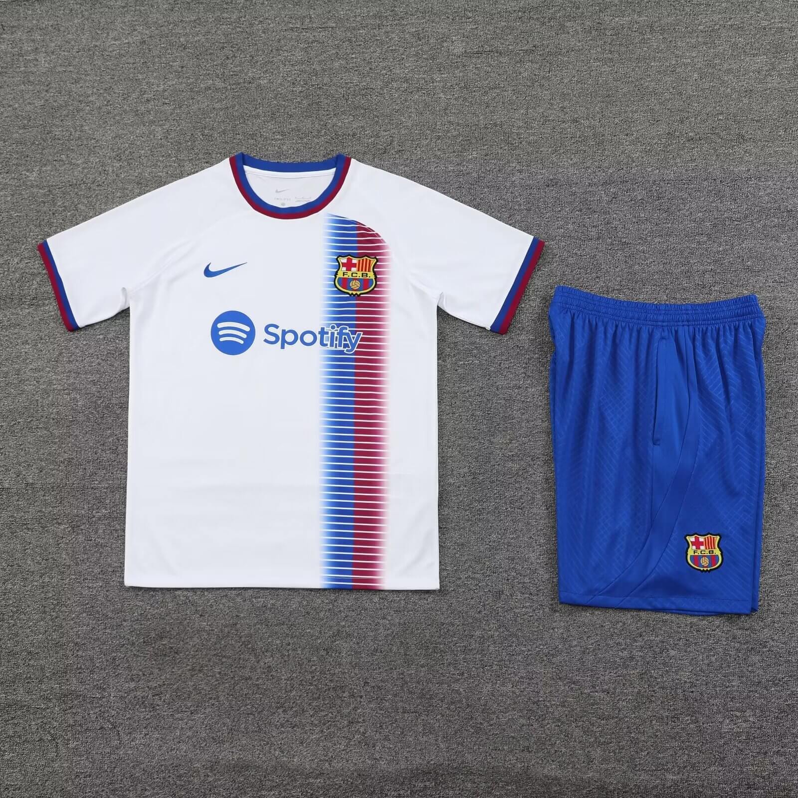 2024/2025 Barcelona Training Wear White Suit Shirt