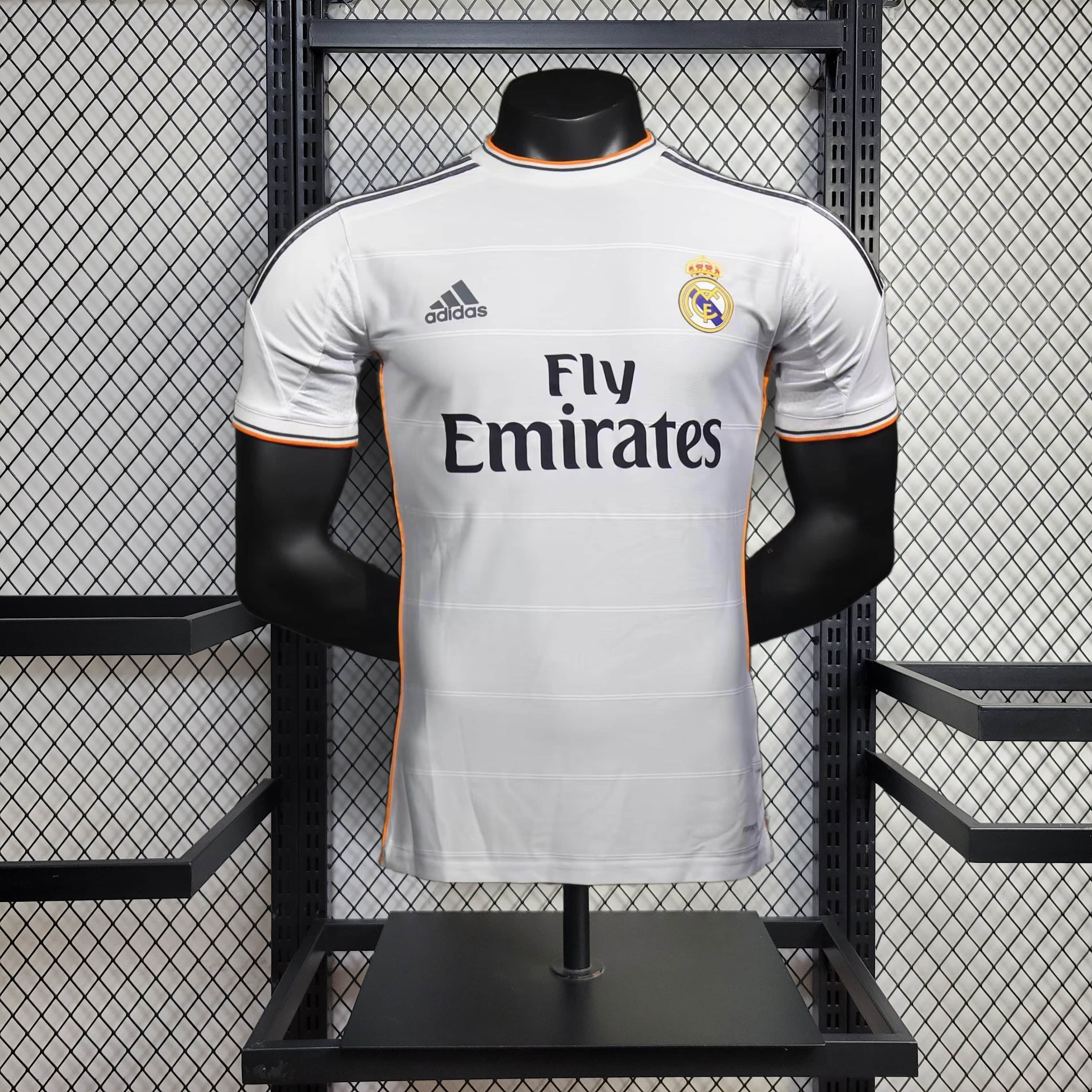 2013/2014 Player Version Retro Real Madrid Home Football Shirt