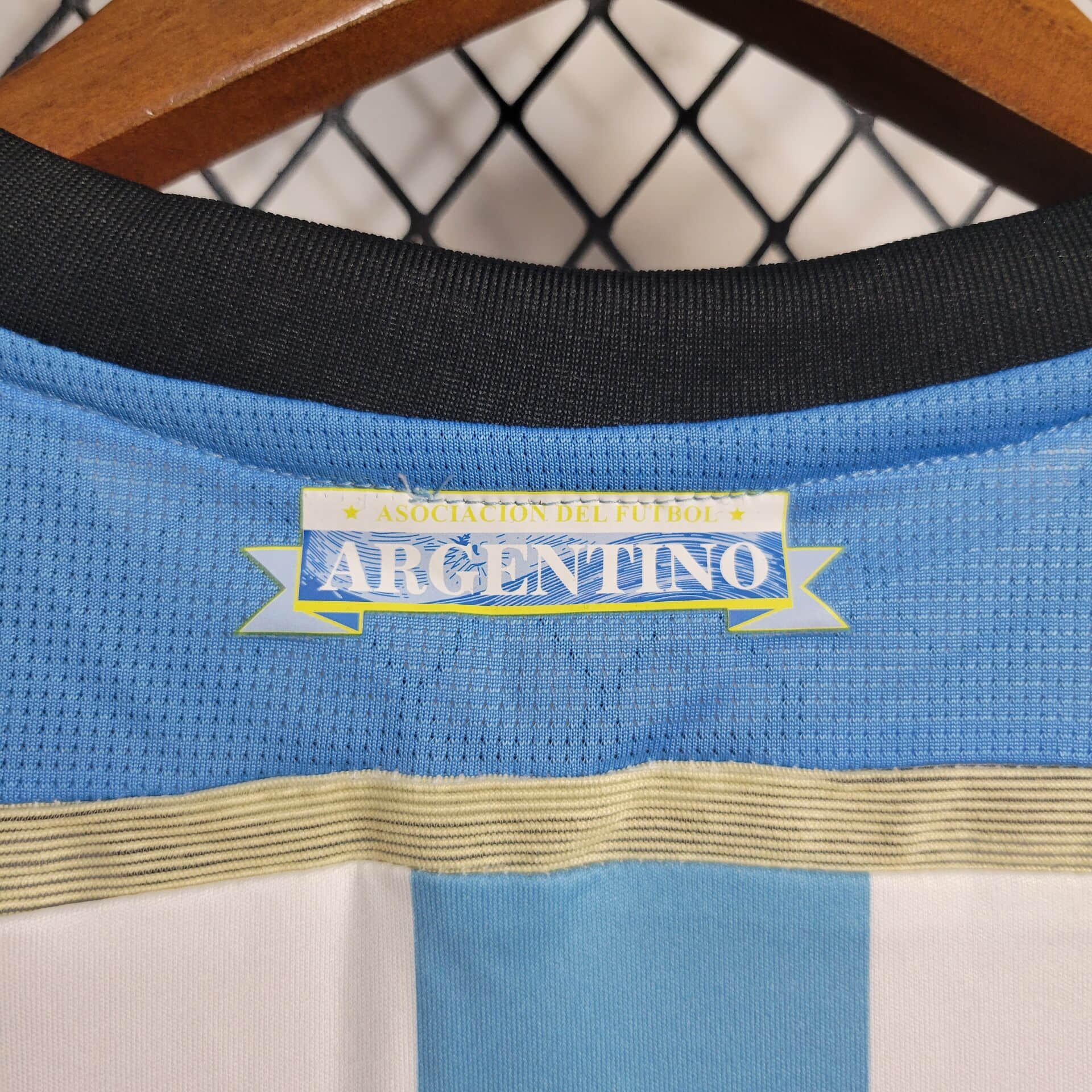 2014 Retro Argentina Home Football Shirt