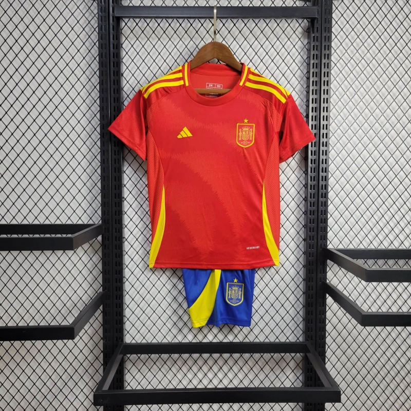 2024/2025 Spain Home Football Shirt Kids Size